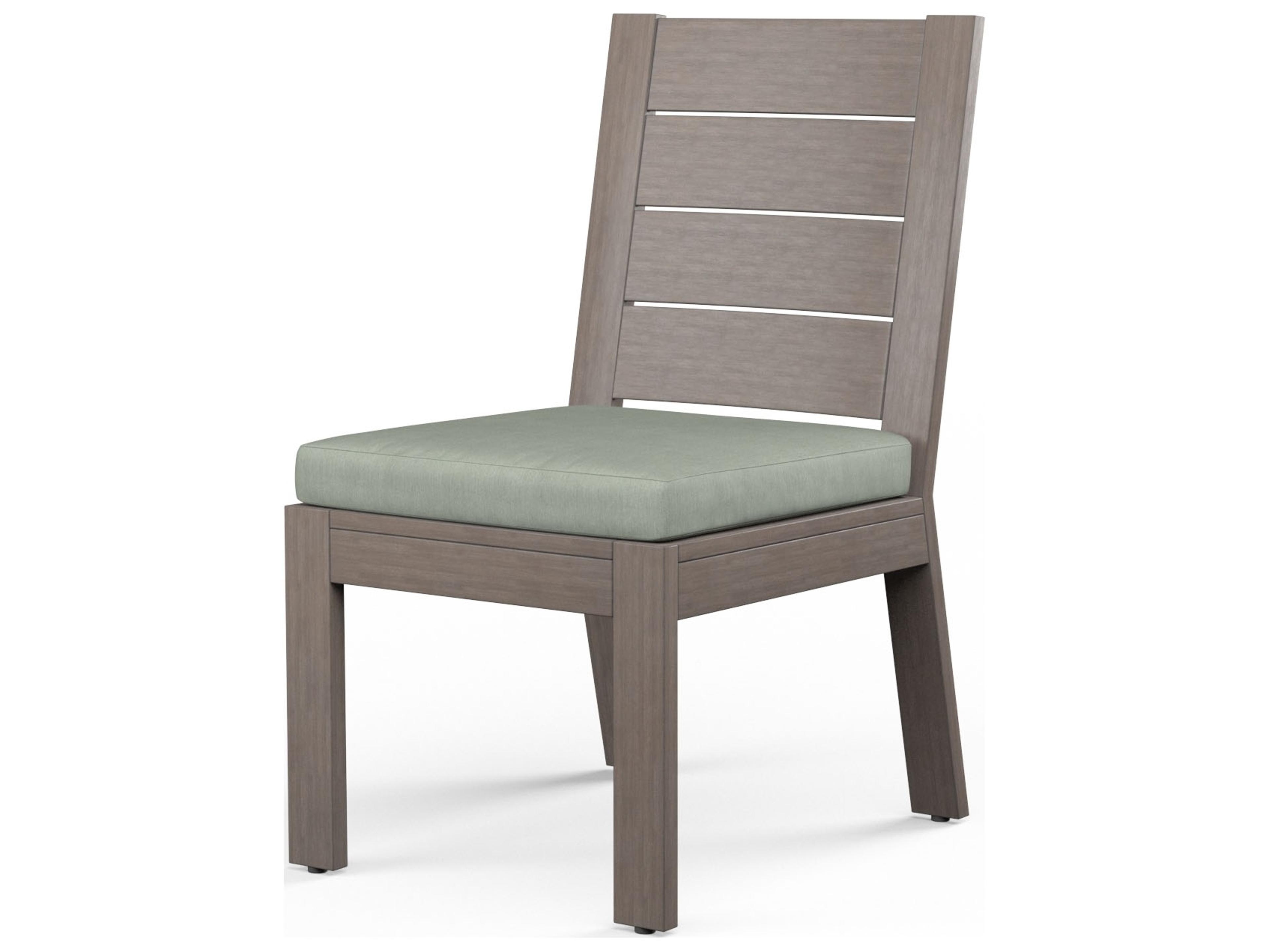 Laguna Armless Aluminum Patio Dining Chair