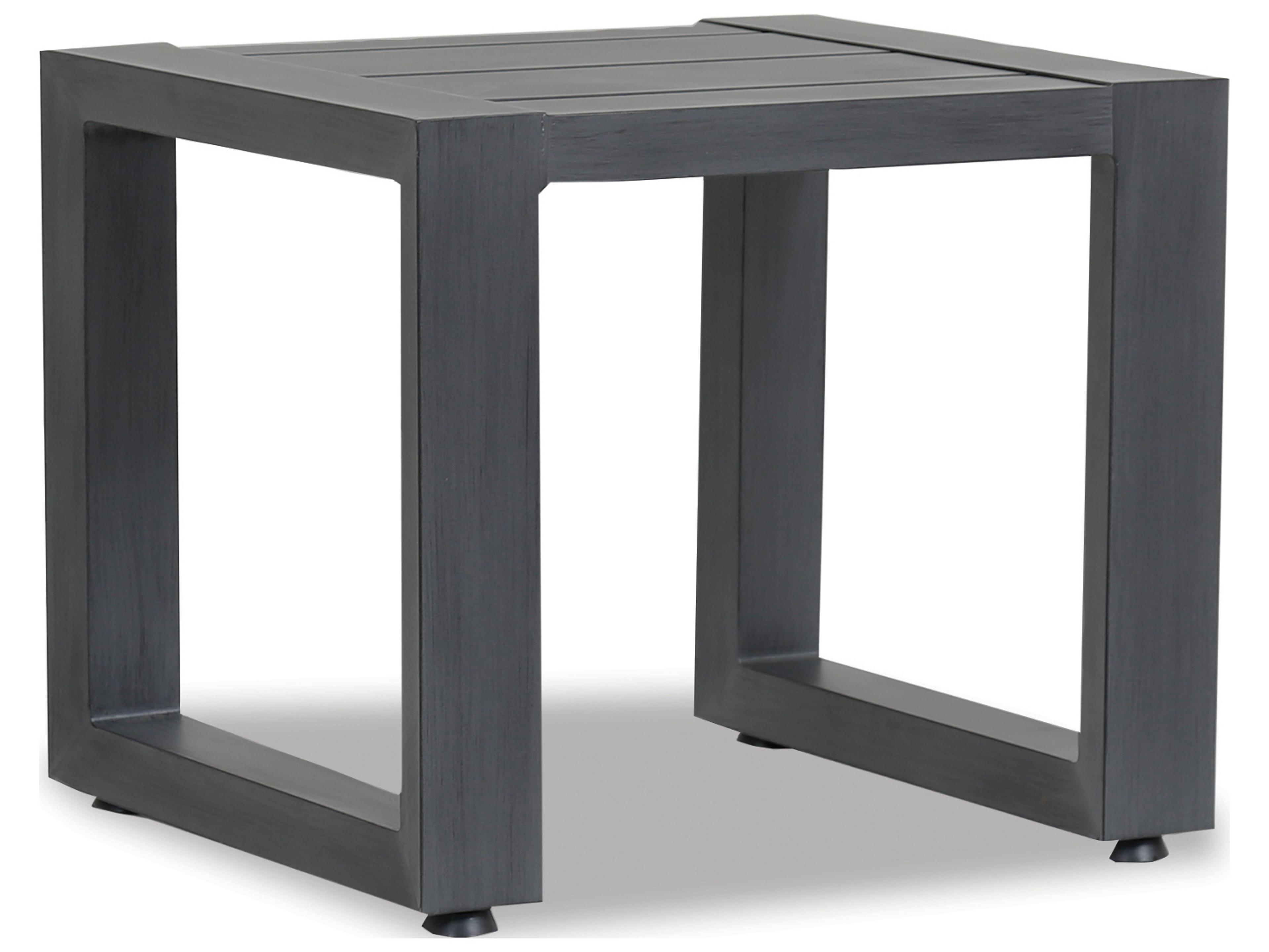 Sunset West Redondo Aluminum Rectangular Outdoor End Table