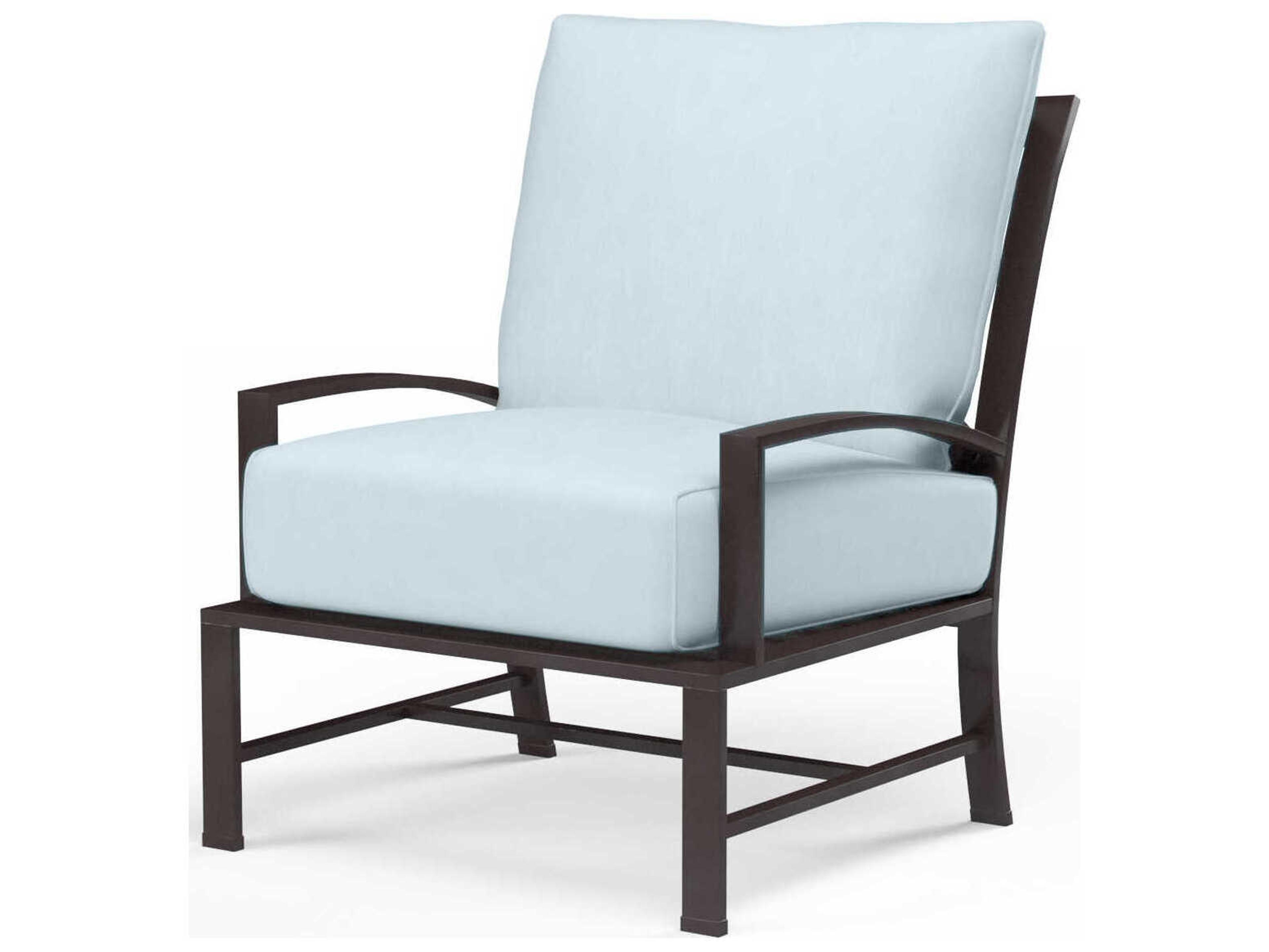 Sunset West La Jolla Espresso Aluminum Cushion Lounge Chair