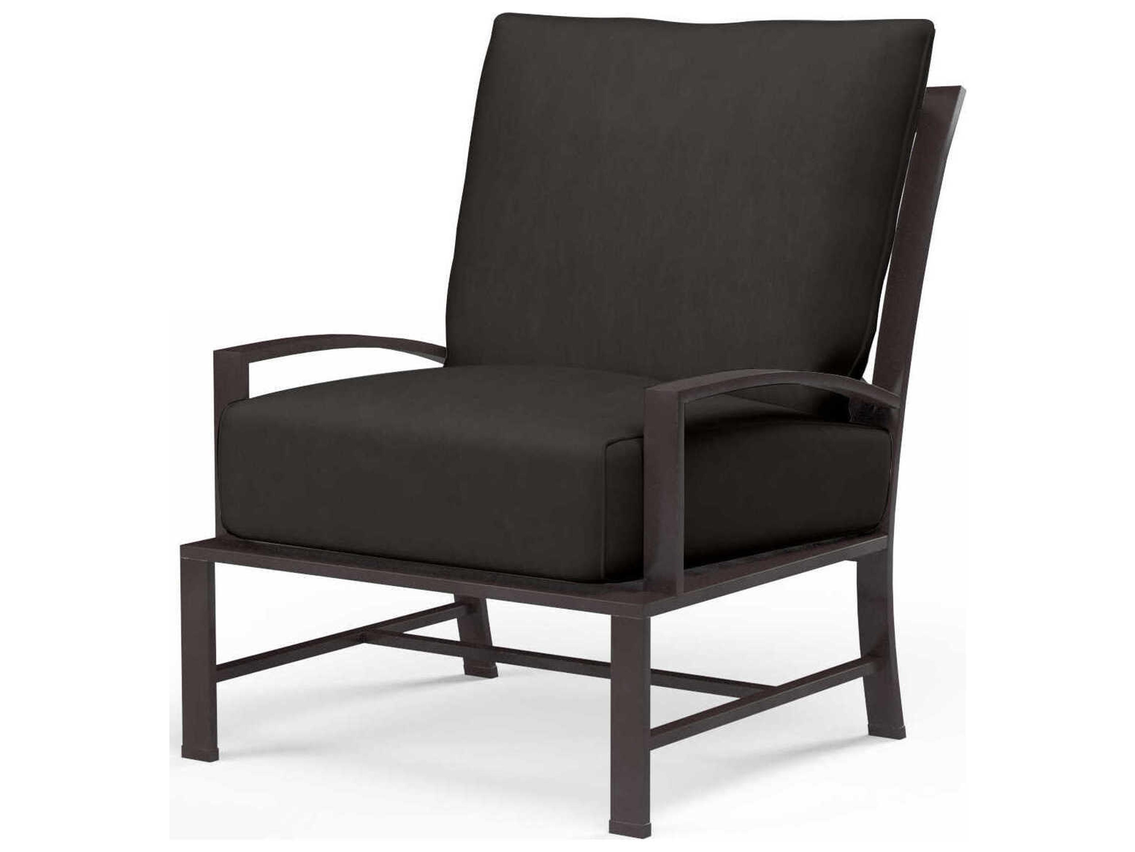Sunset West La Jolla Espresso Aluminum Cushion Lounge Chair