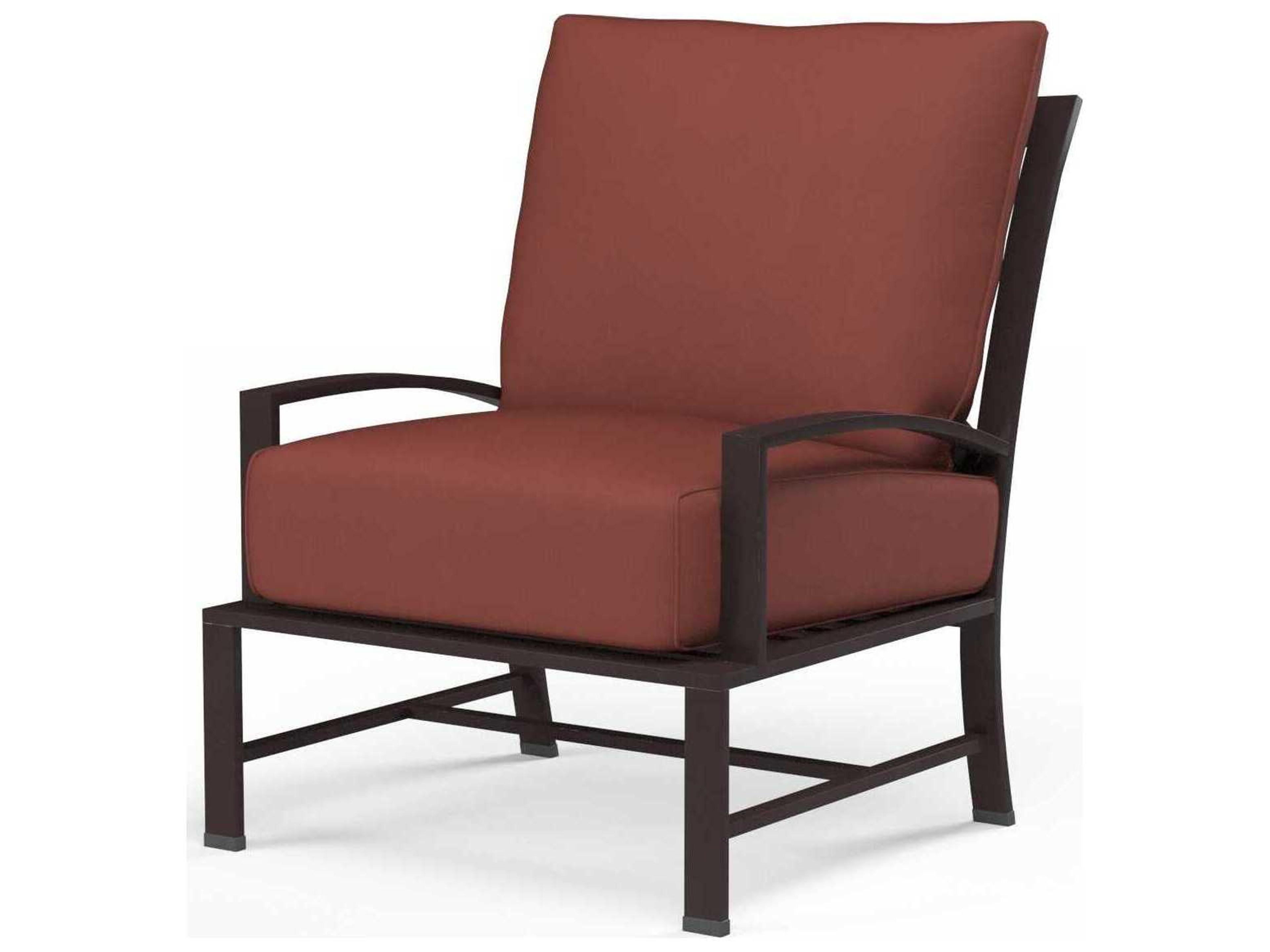 Sunset West La Jolla Espresso Aluminum Cushion Lounge Chair