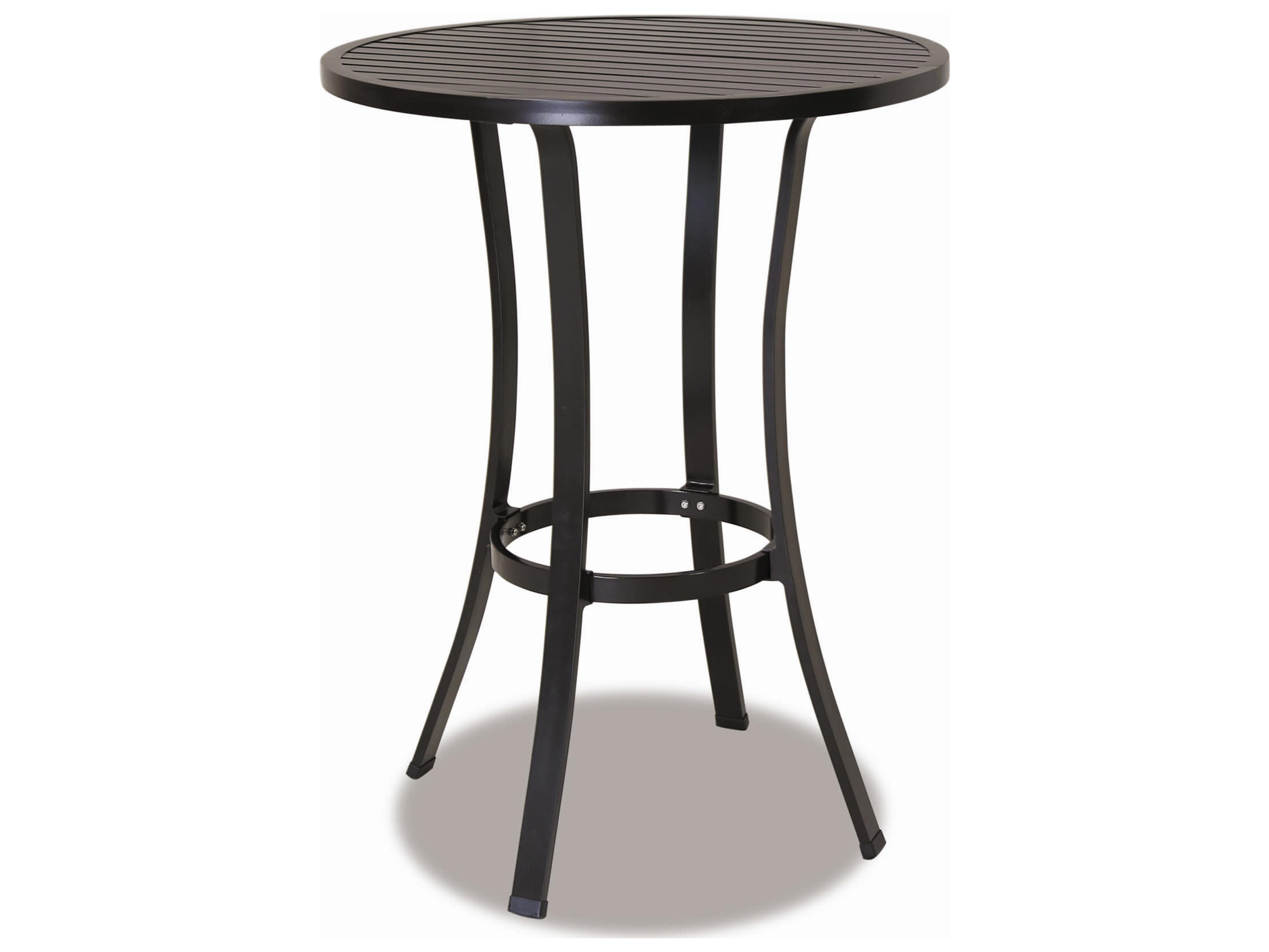 Sunset West La Jolla Aluminum Round Pub Table