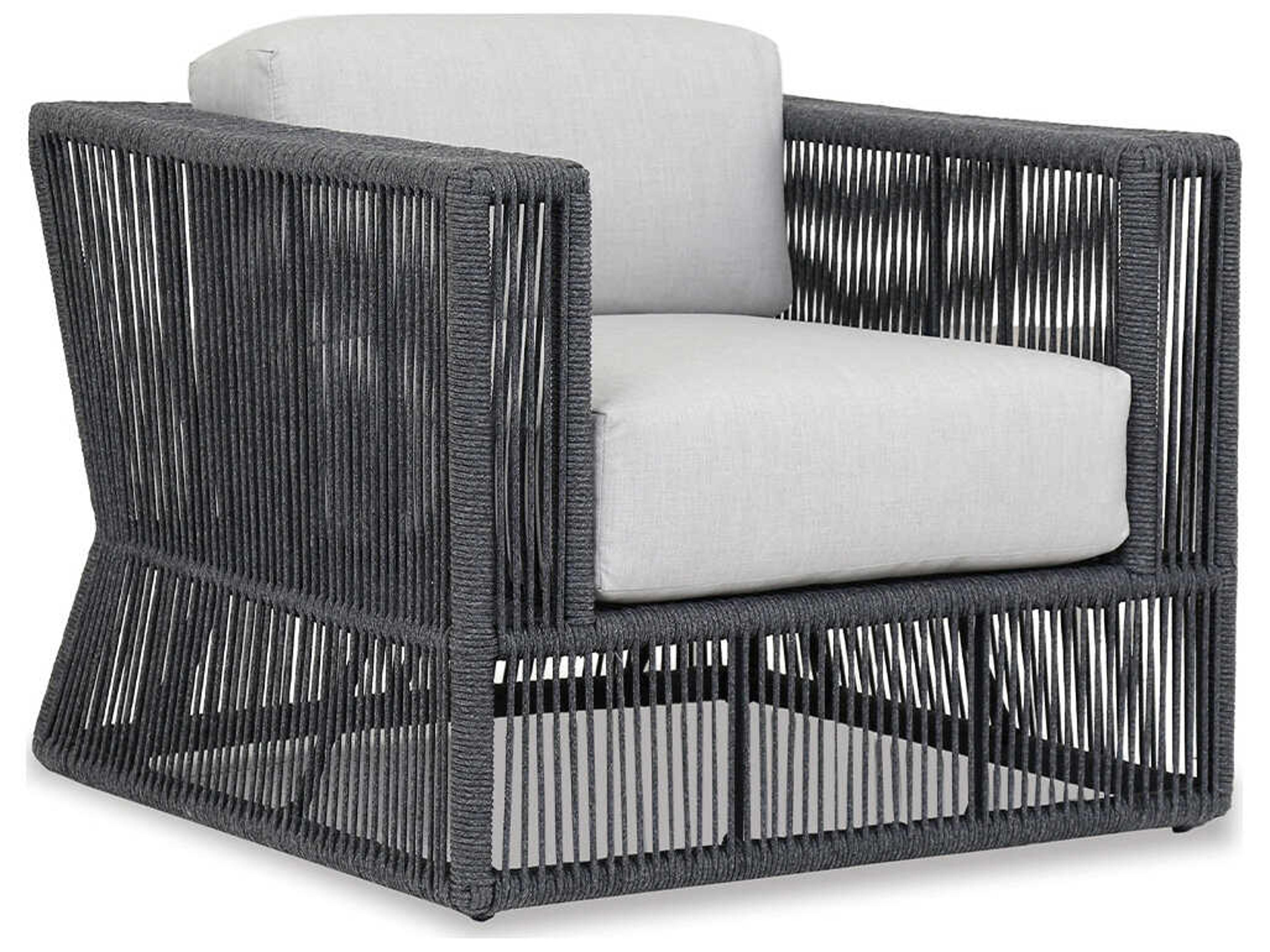 Sunset West Milano Woven Rope Outdoor Patio Lounge Chair