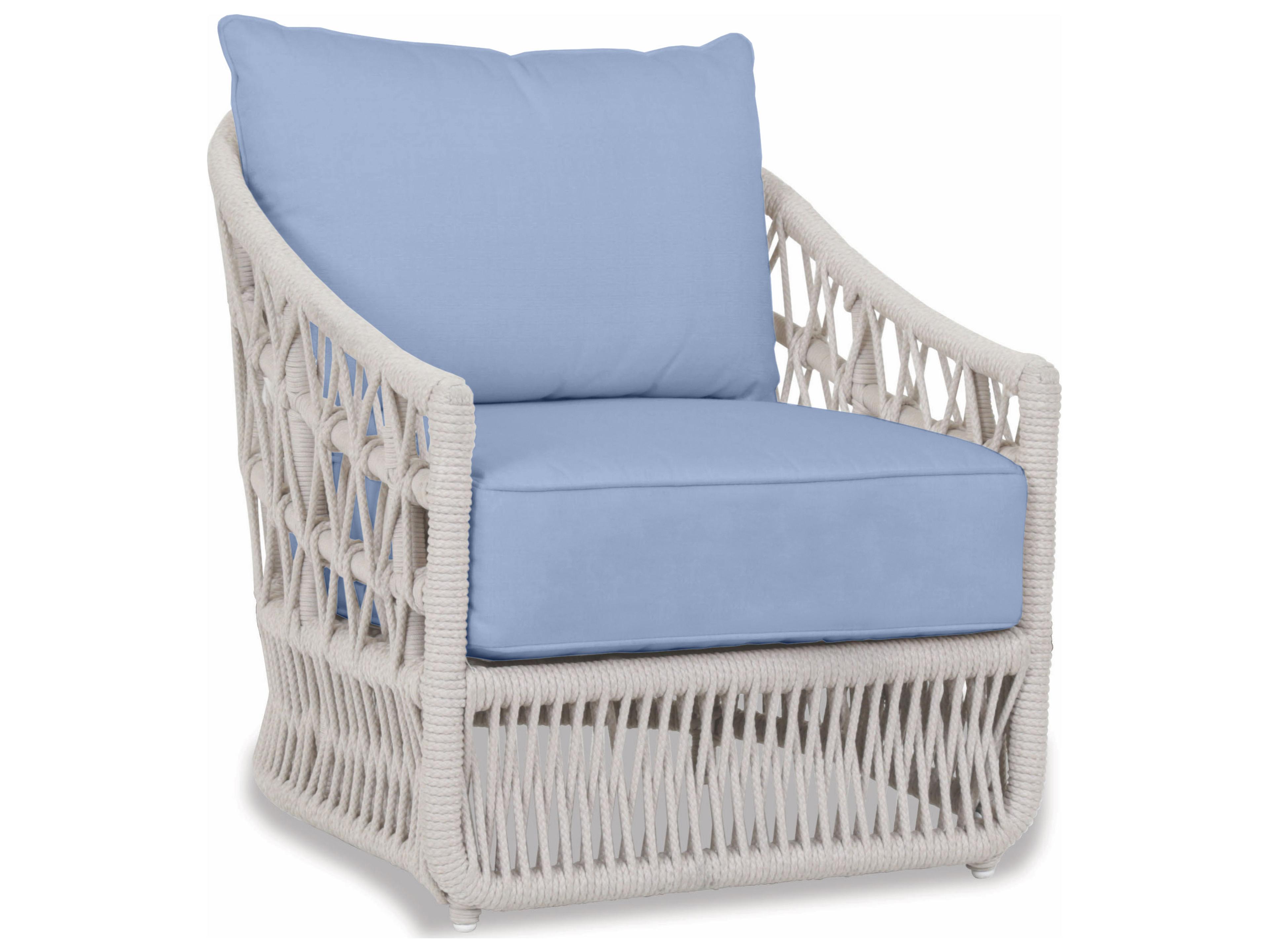 Sunset West Dana Wicker Outdoor Lounge Chair