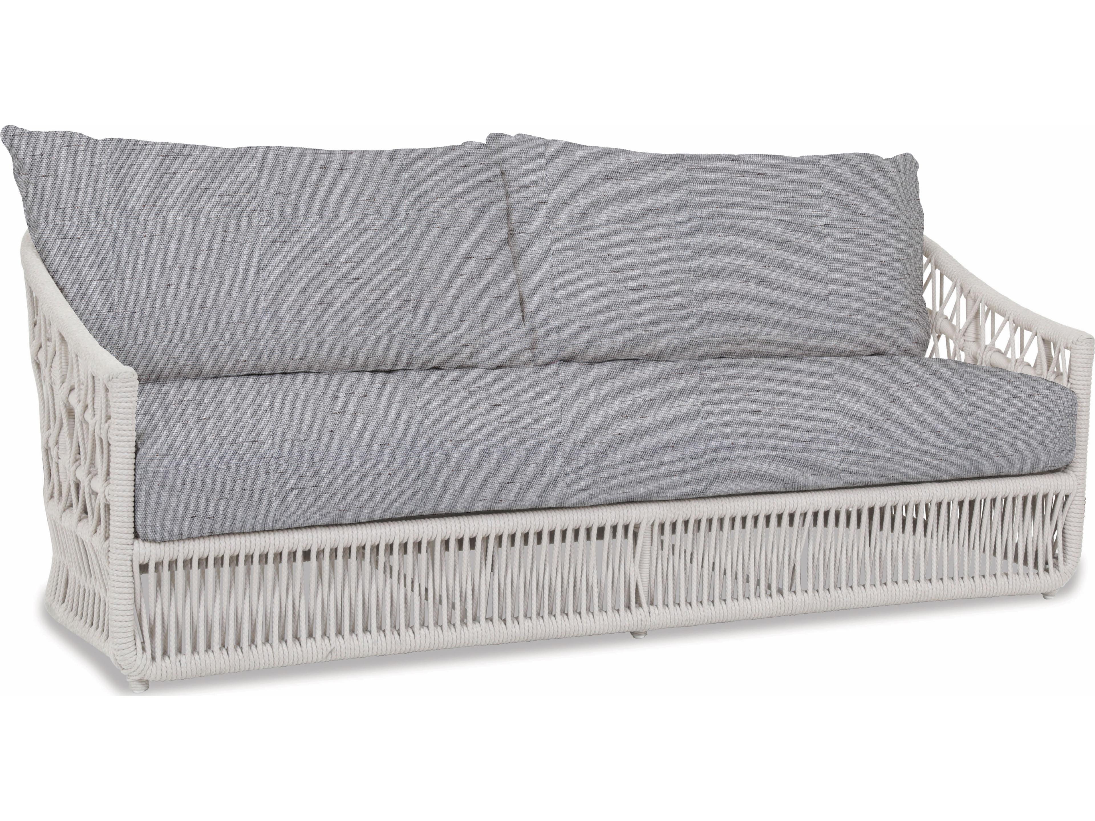 Sunset West Dana Wicker Outdoor Patio Sofa