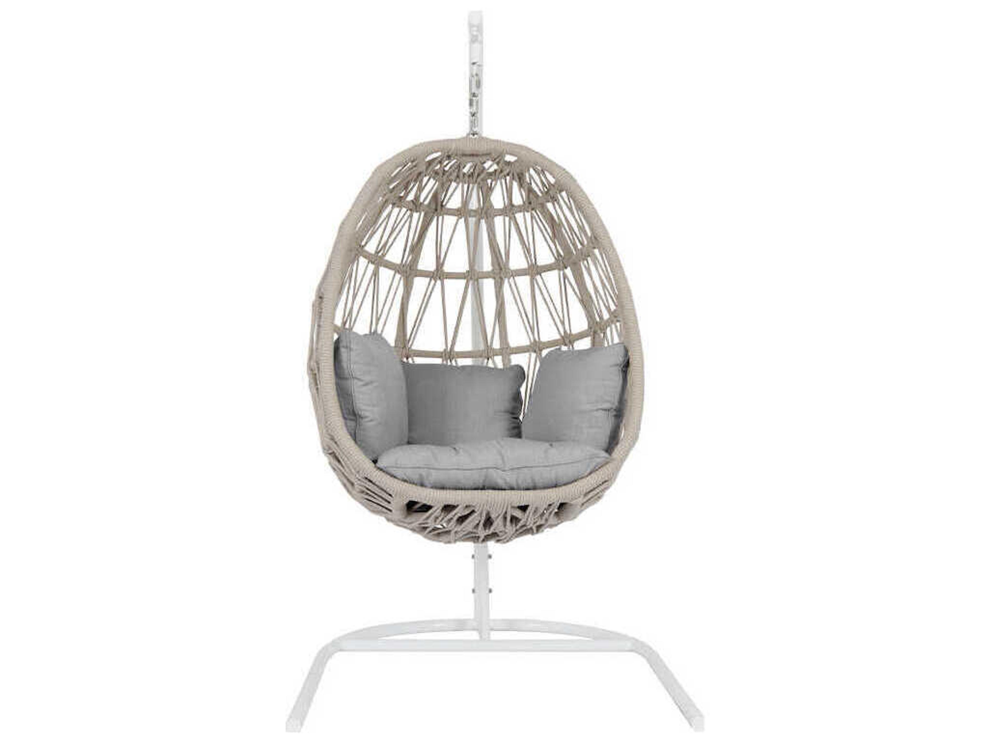 Sunset West Dana Natural Rope Cushion Swing