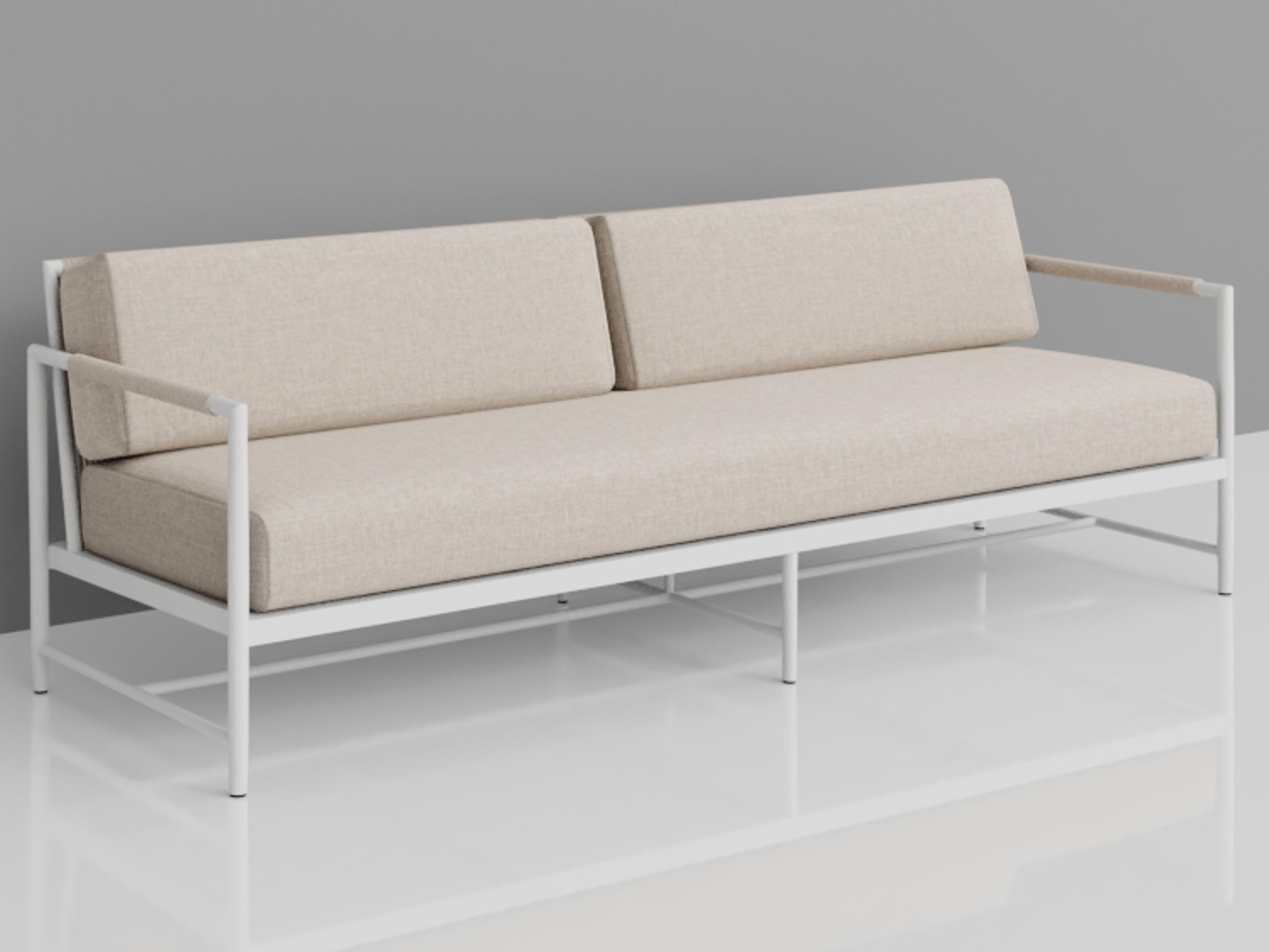 Sunset West Sabbia Custom Aluminum Patio Sofa