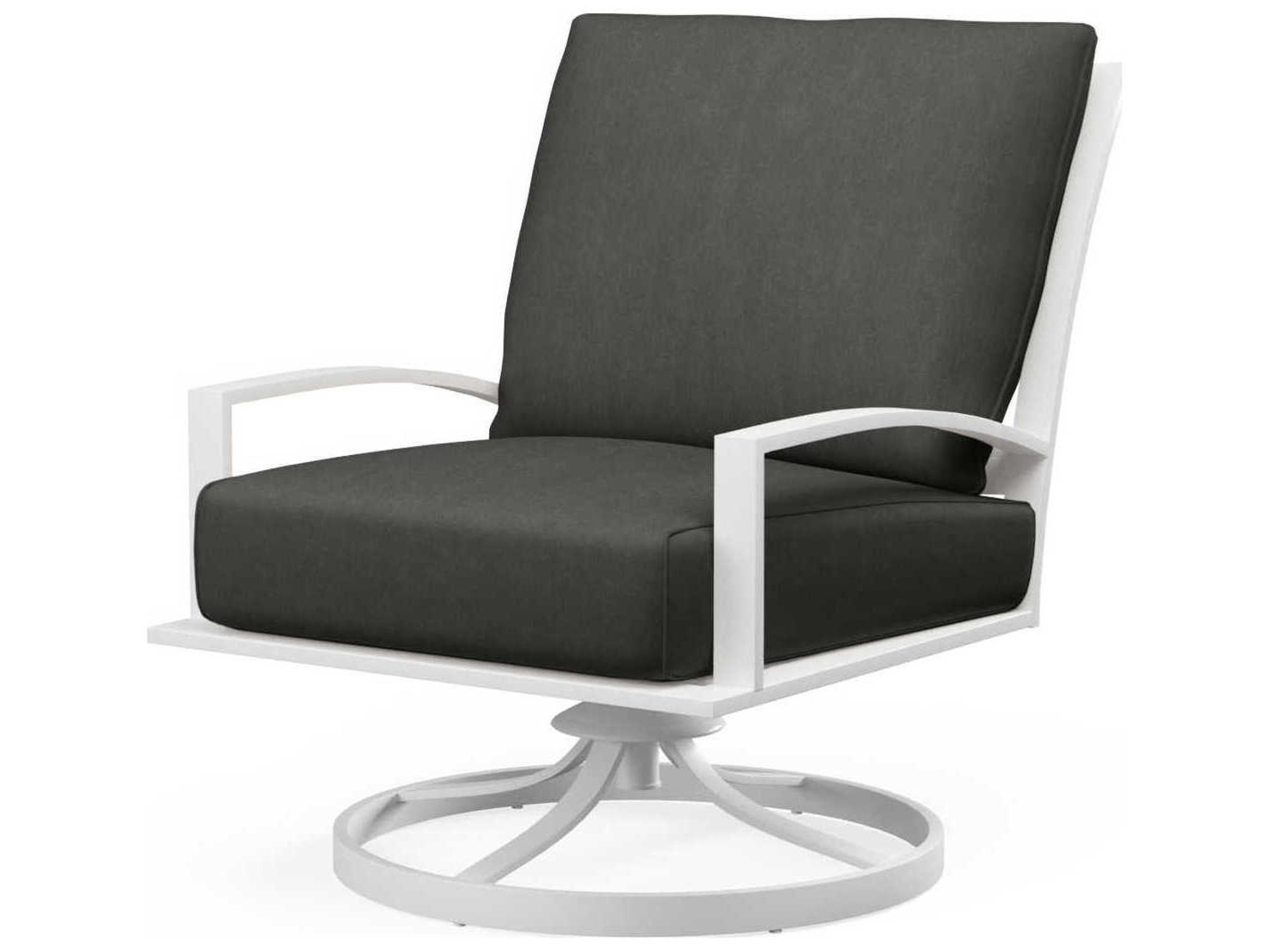 Sunset West Bristol White Aluminum Cushion Lounge Chair