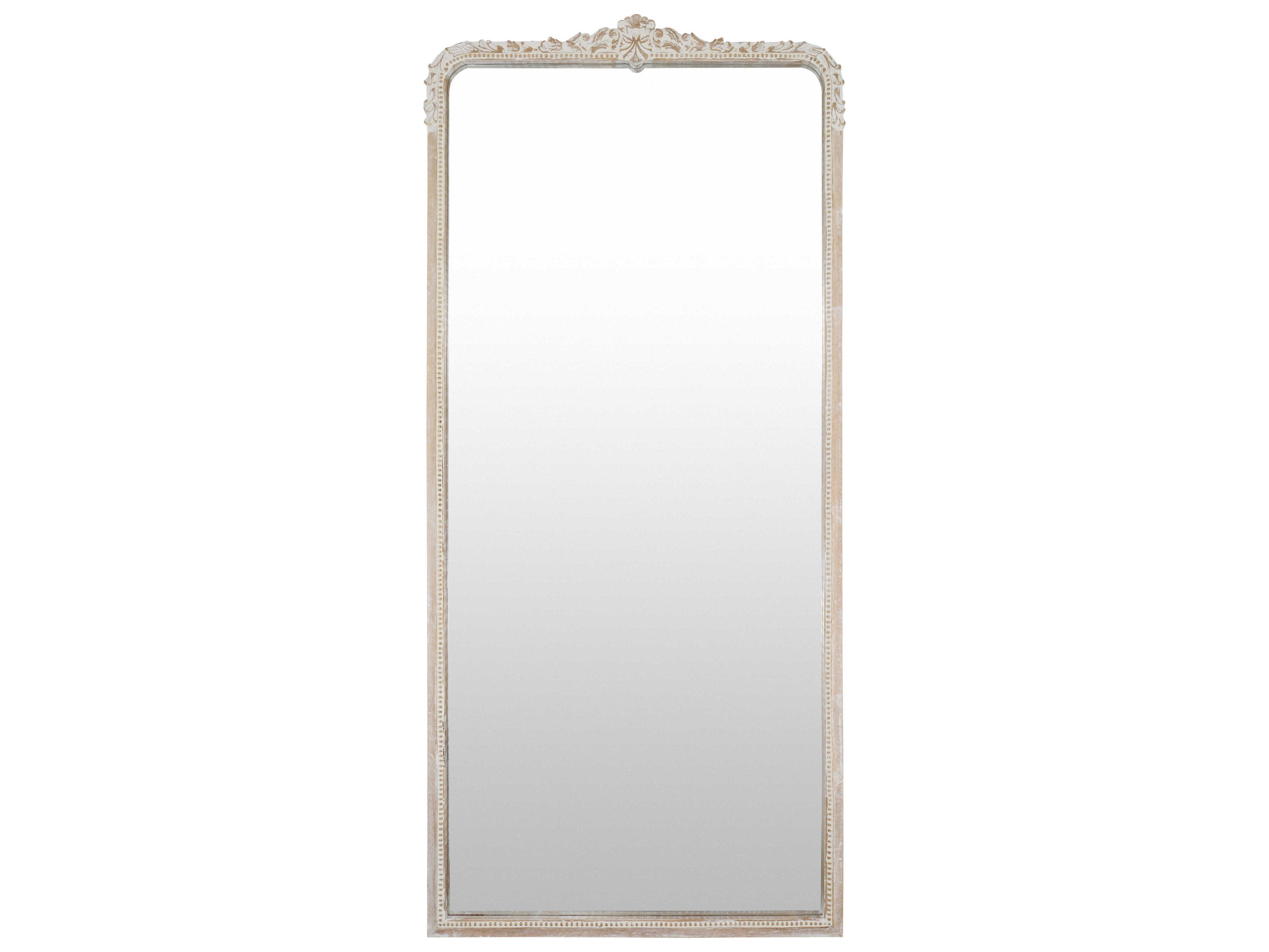 Surya Aaliyah White Floor Mirror