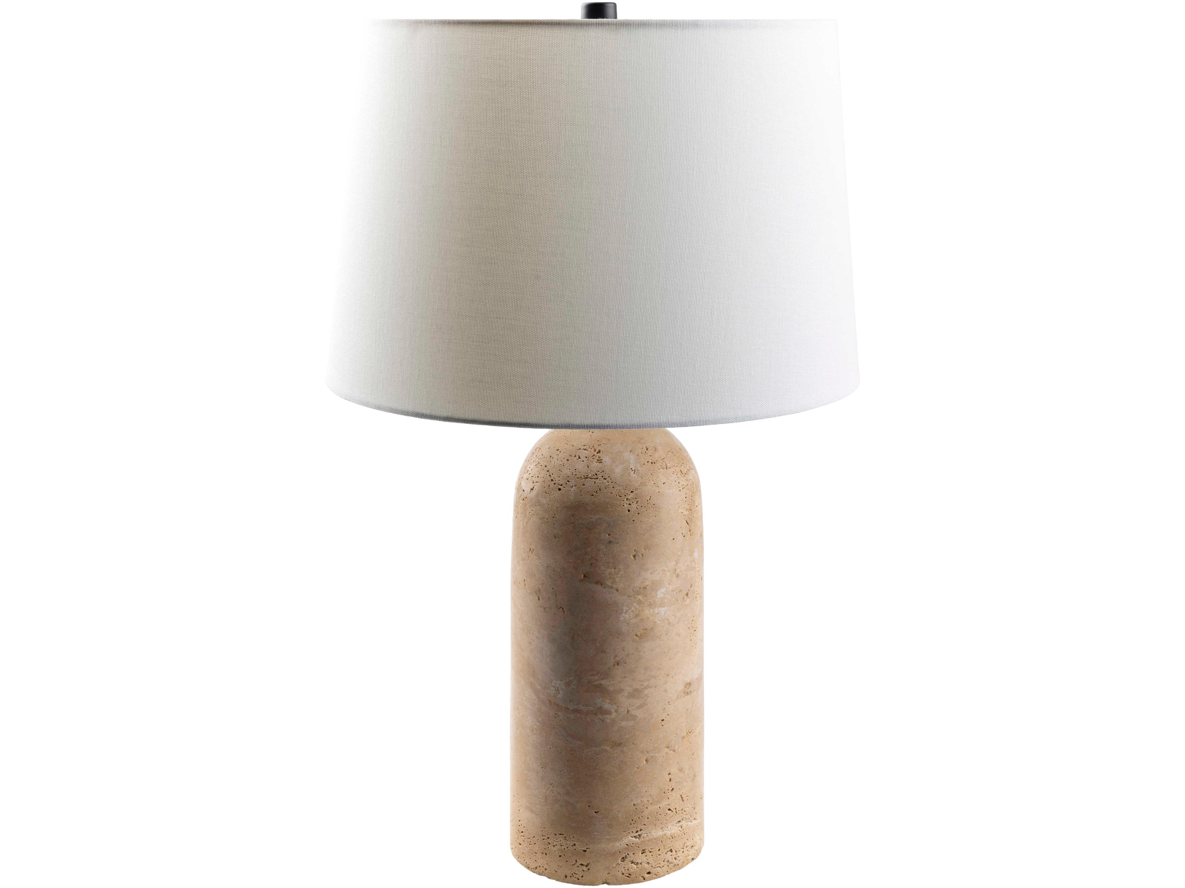 Surya Agate Brown Table Lamp