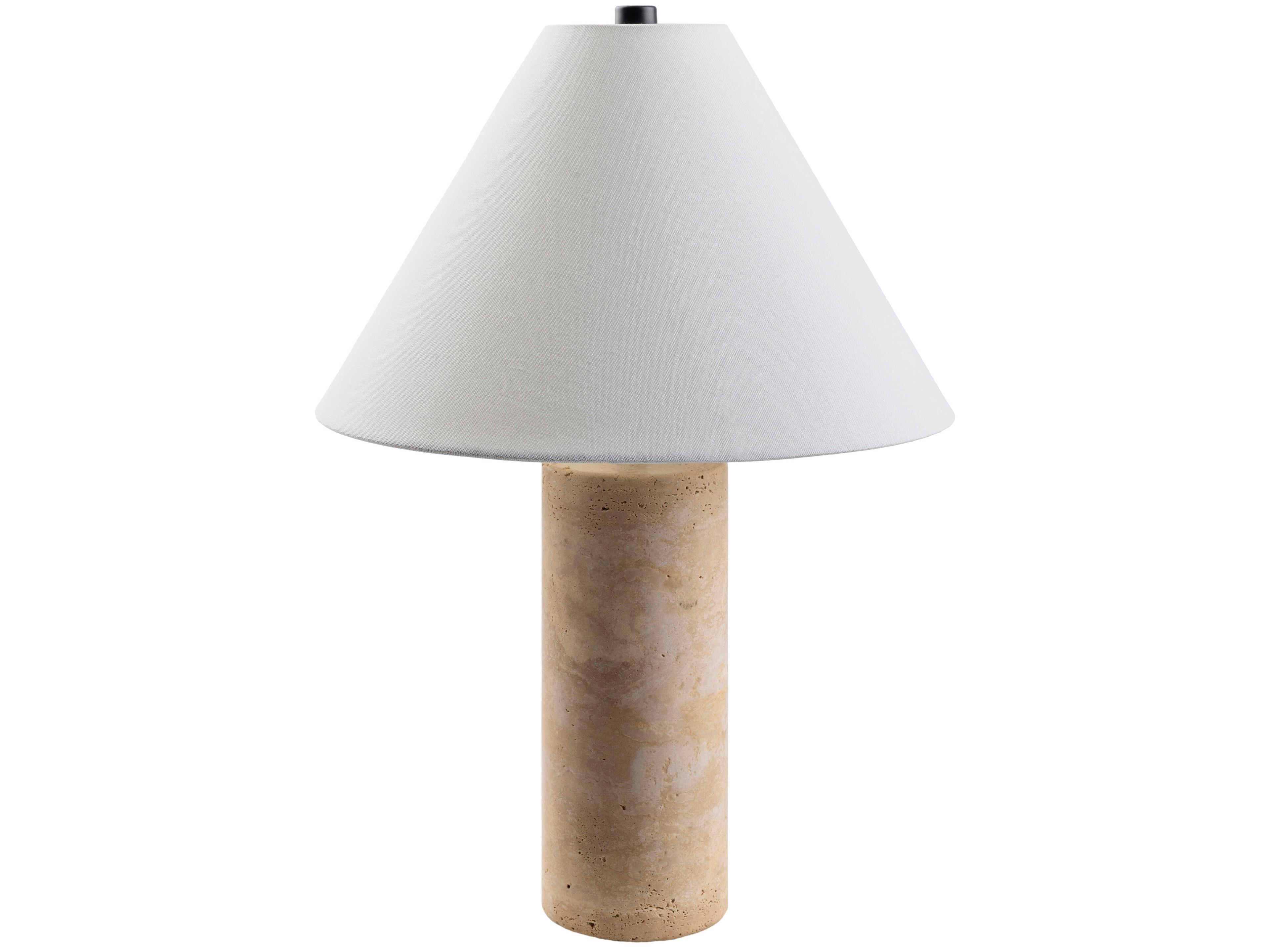 Surya Agate Brown Table Lamp