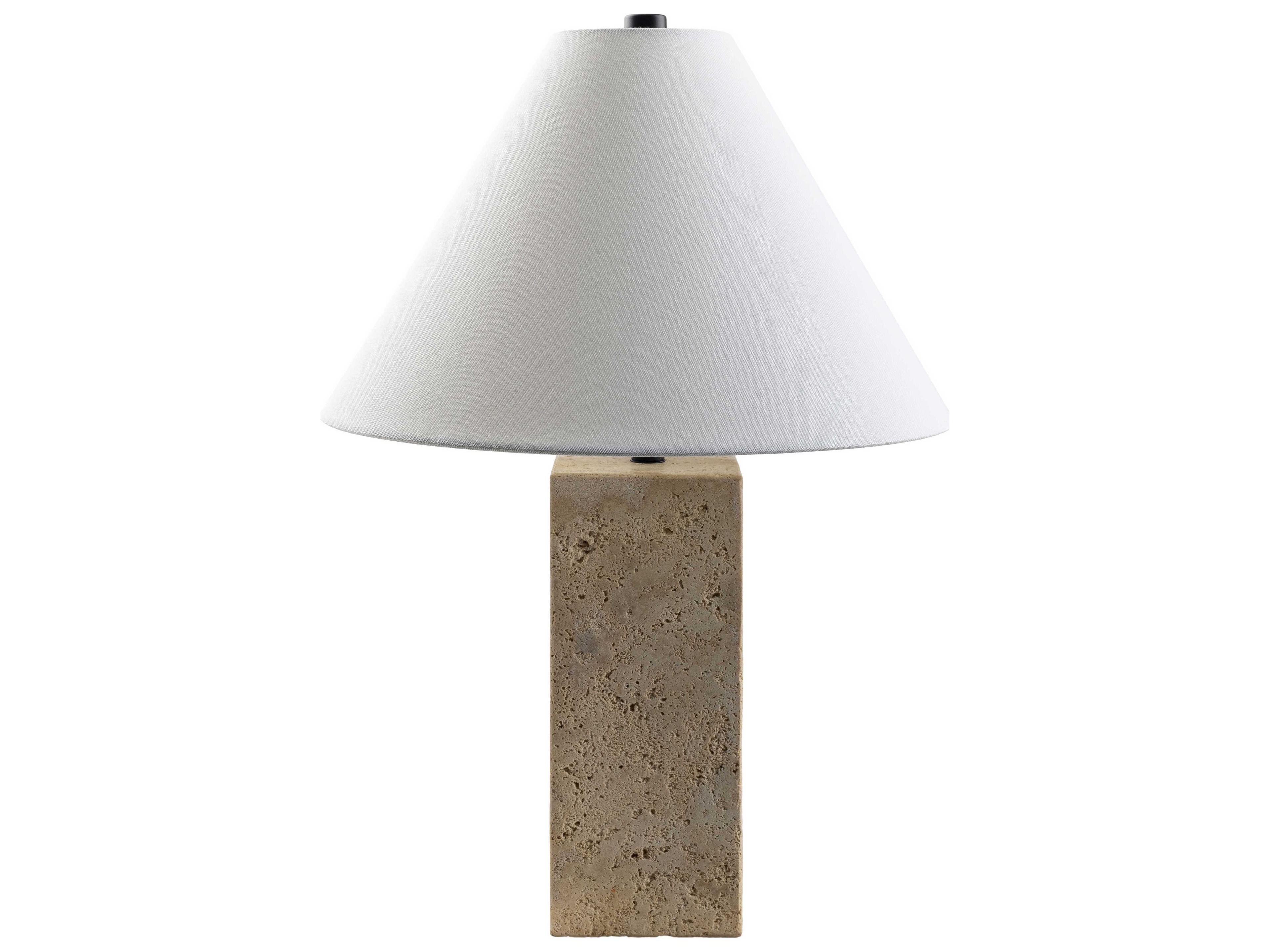 Surya Agate Brown Table Lamp