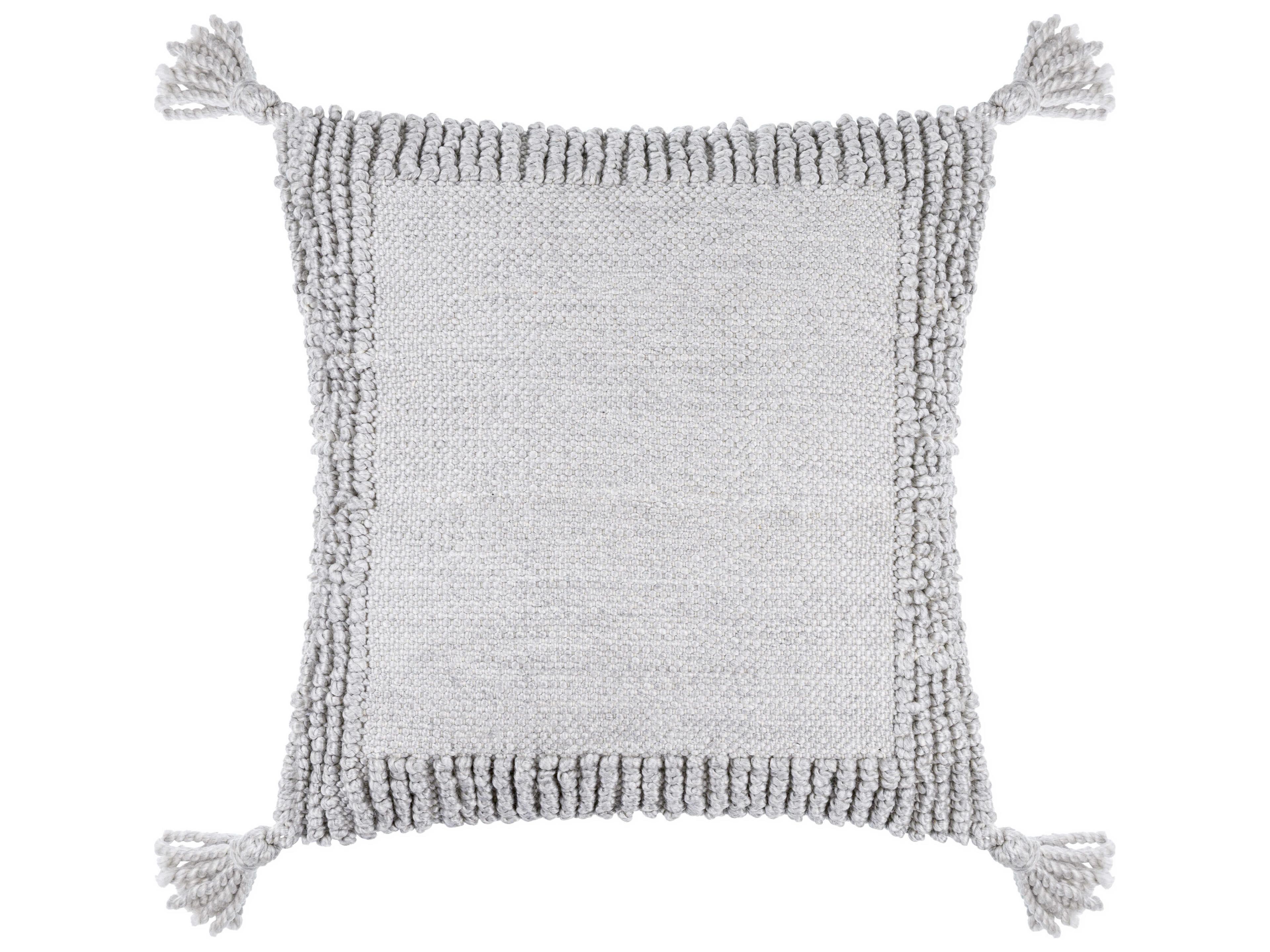 Surya Alaric Light Gray Pillow