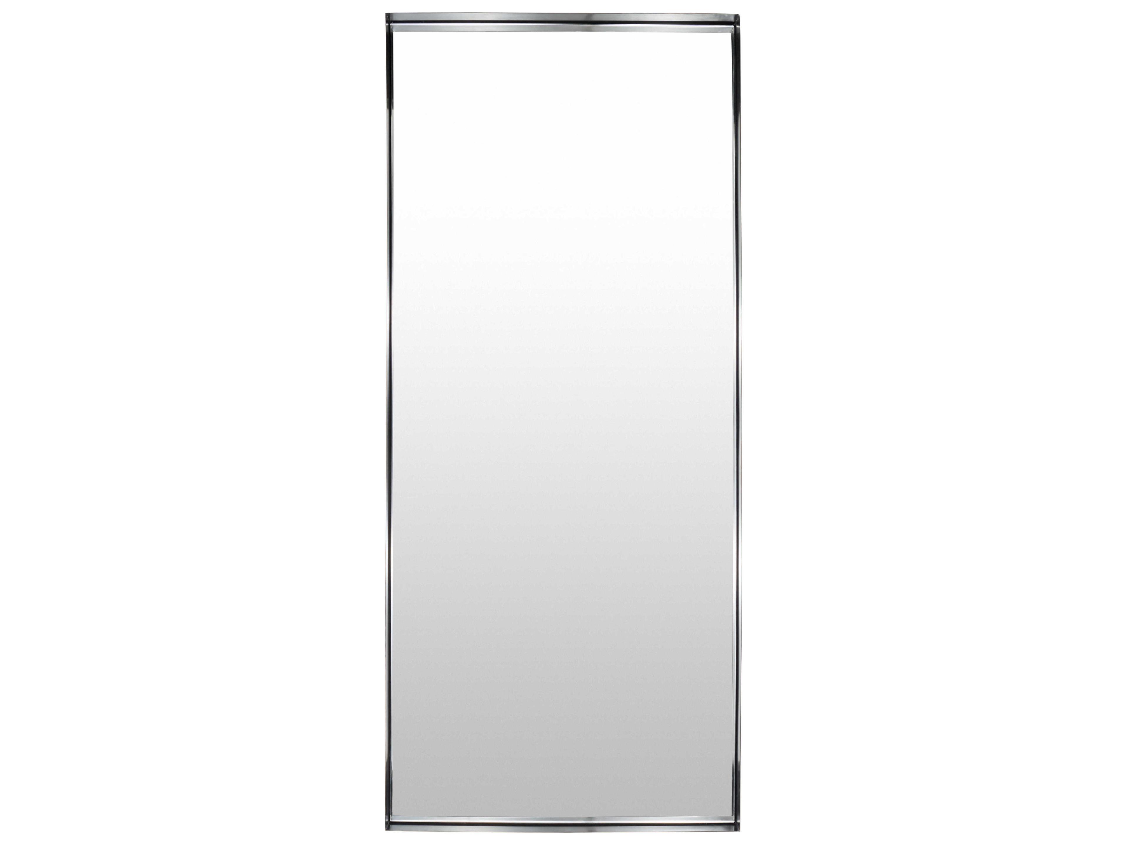 Surya Amvria Black Rectangular Floor Mirror