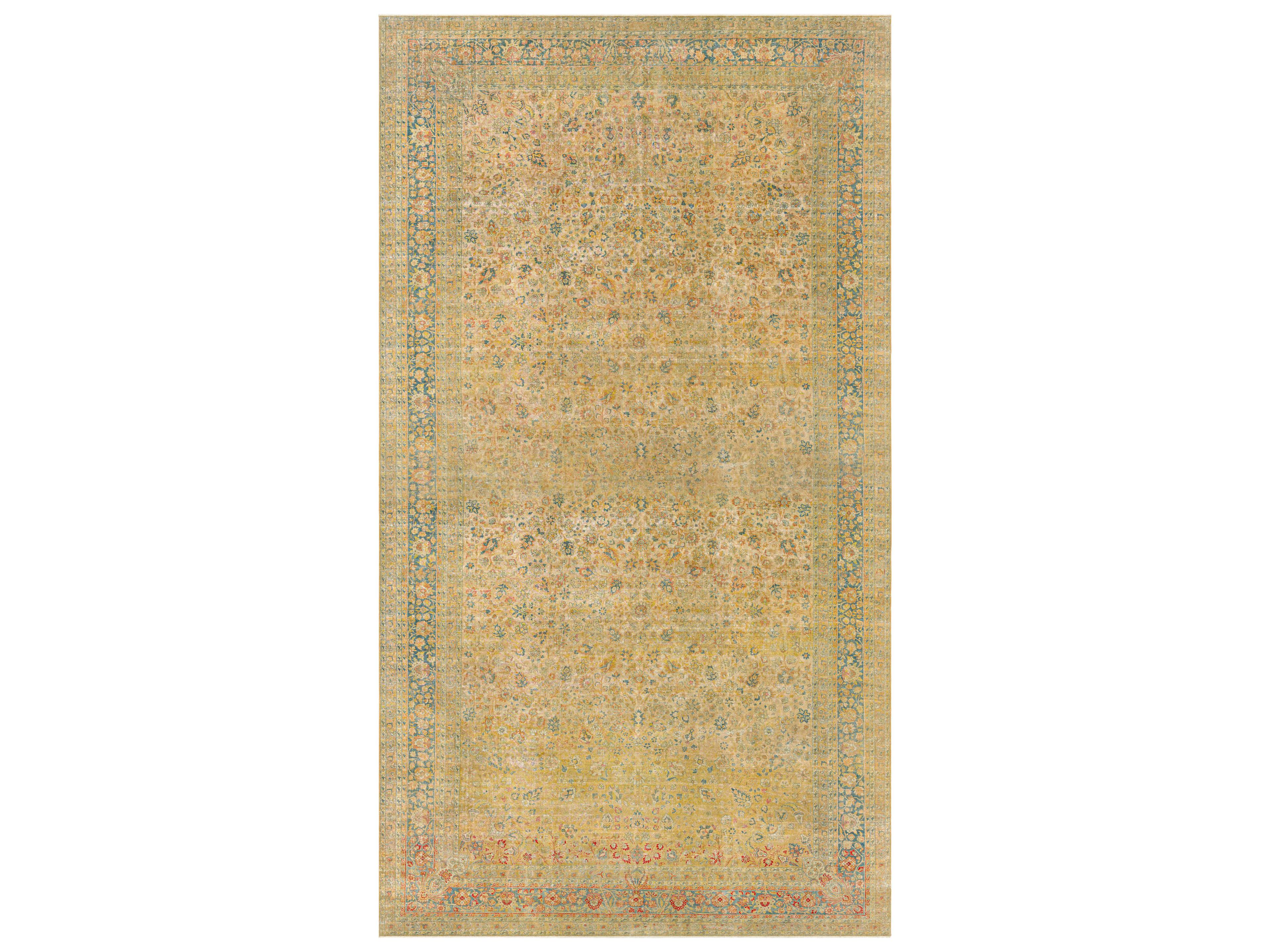 Surya Antique One Of A Kind Bordered Area Rug