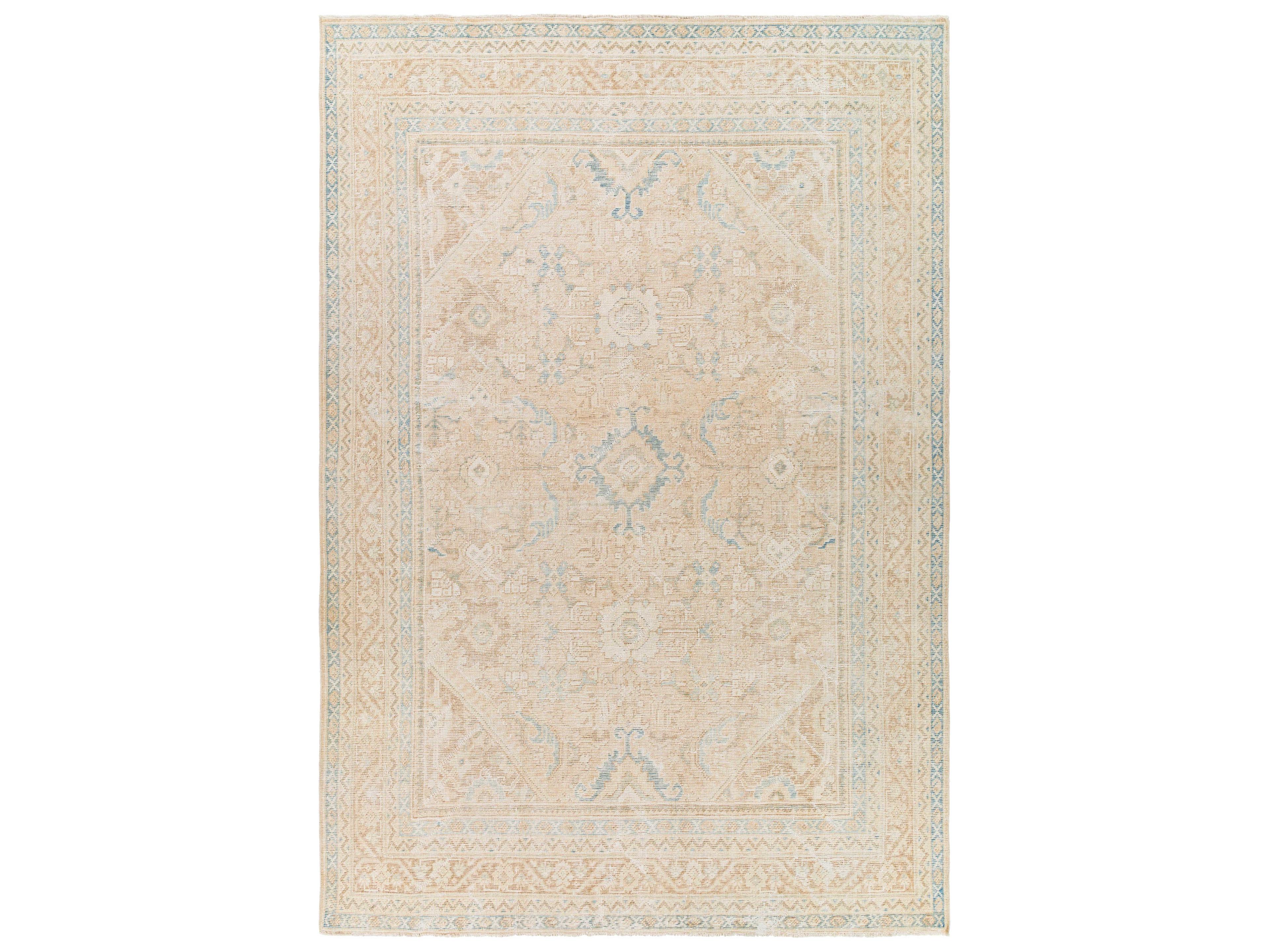 Surya Antique One Of A Kind Bordered Area Rug