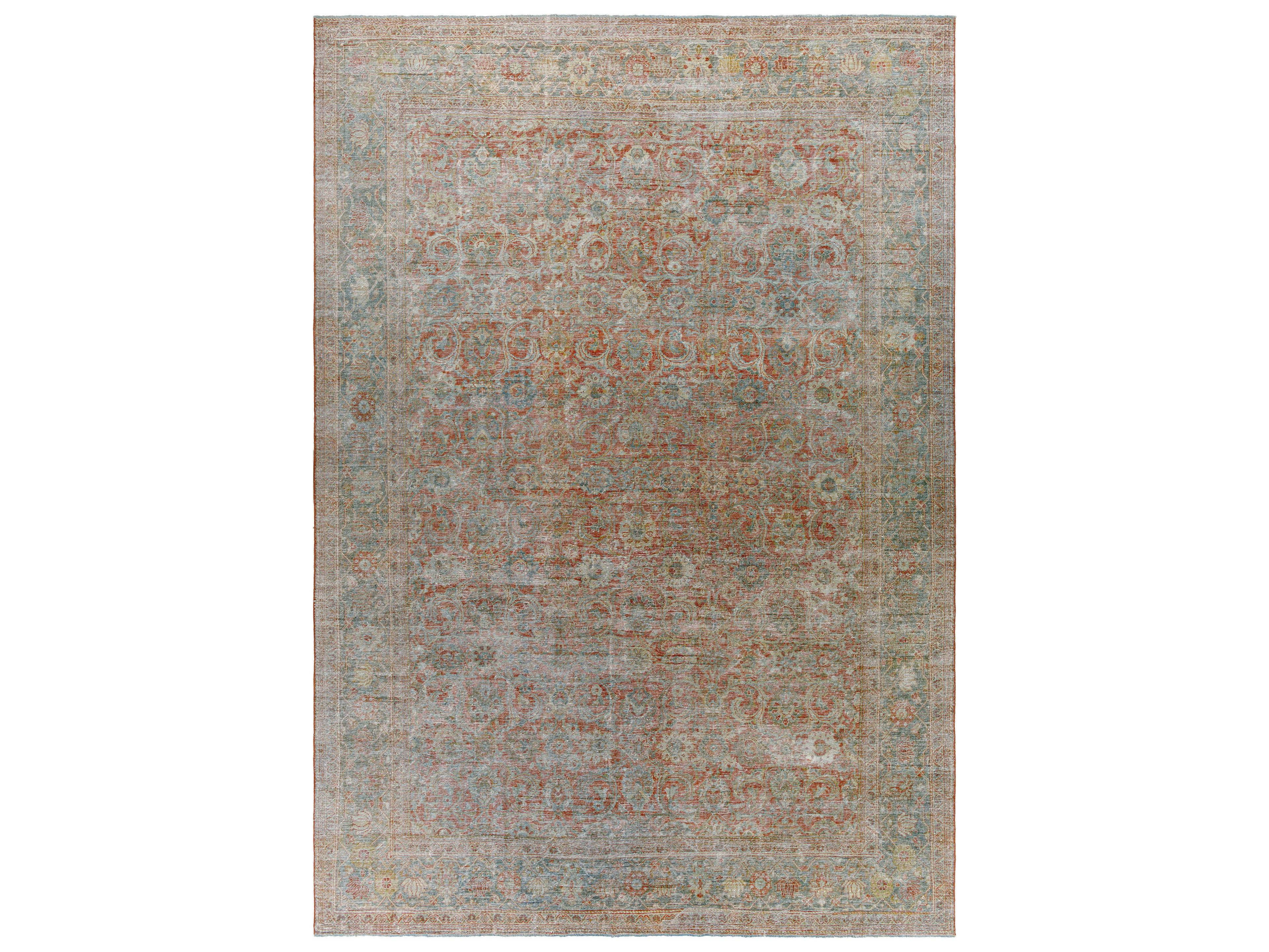 Surya Antique One Of A Kind Bordered Area Rug