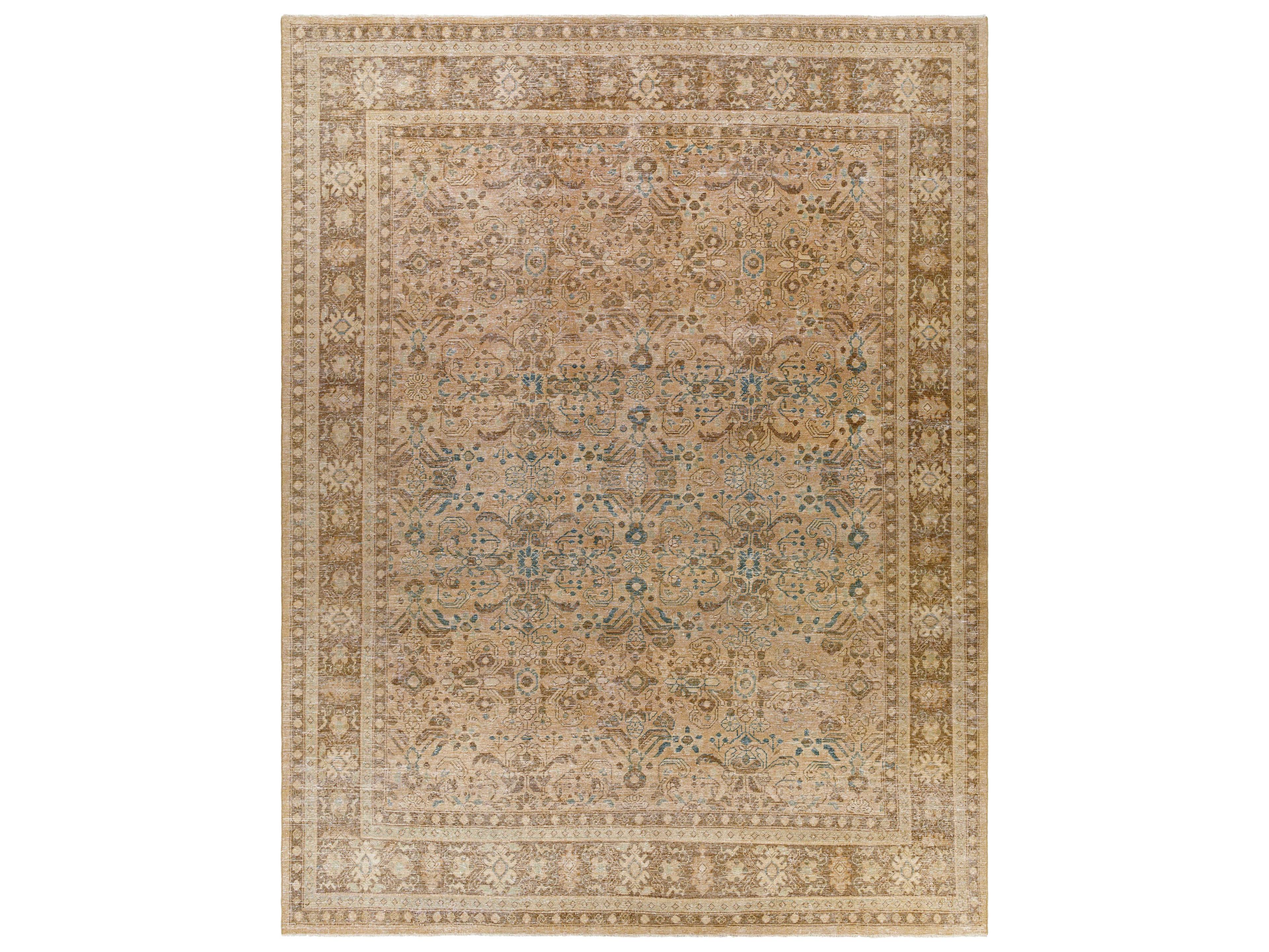 Surya Antique One Of A Kind Bordered Area Rug