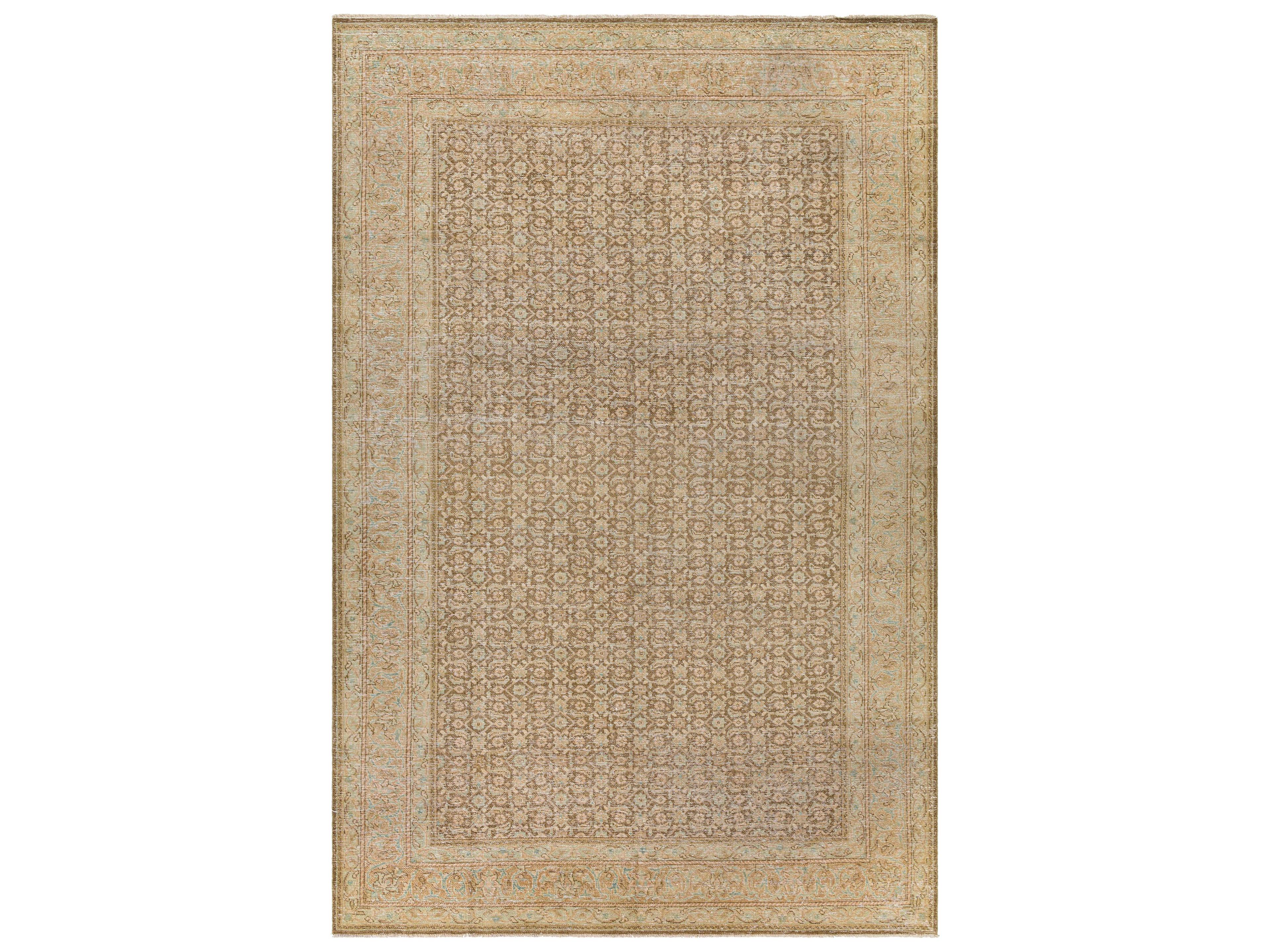 Surya Antique One Of A Kind Bordered Area Rug