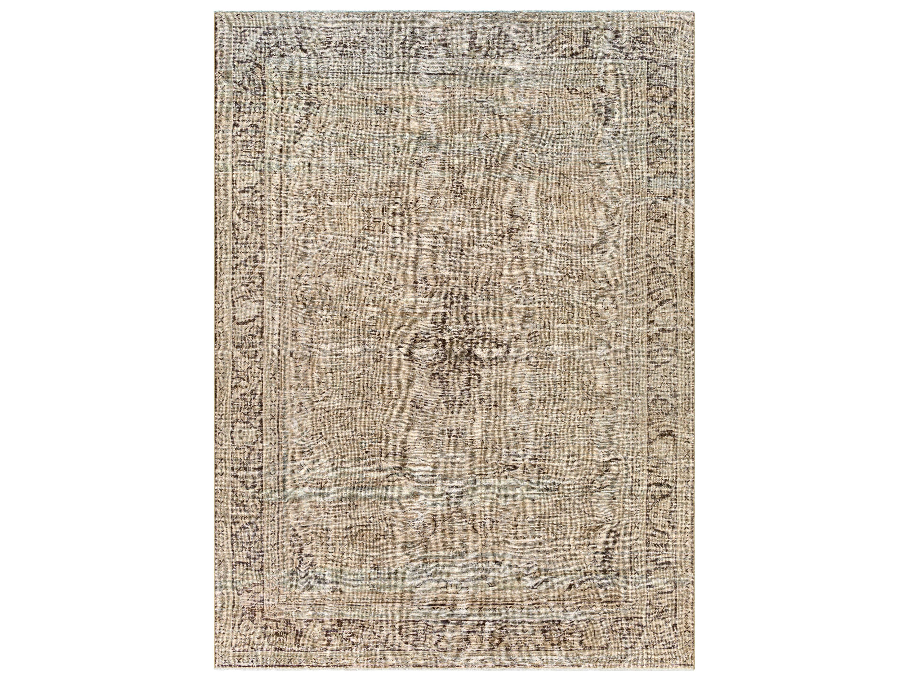 Surya Antique One Of A Kind Bordered Area Rug