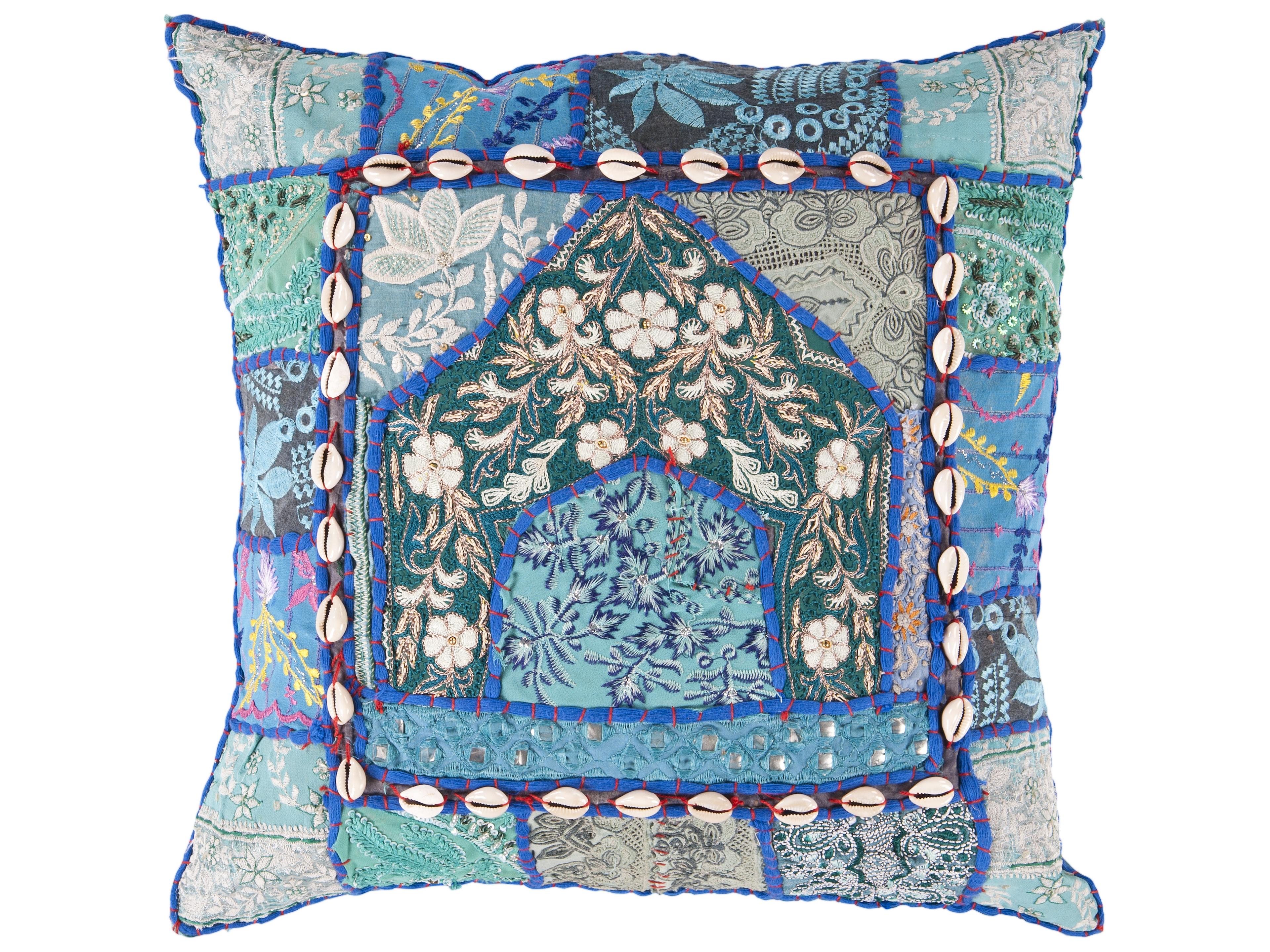 Surya Karma Blue Pillow