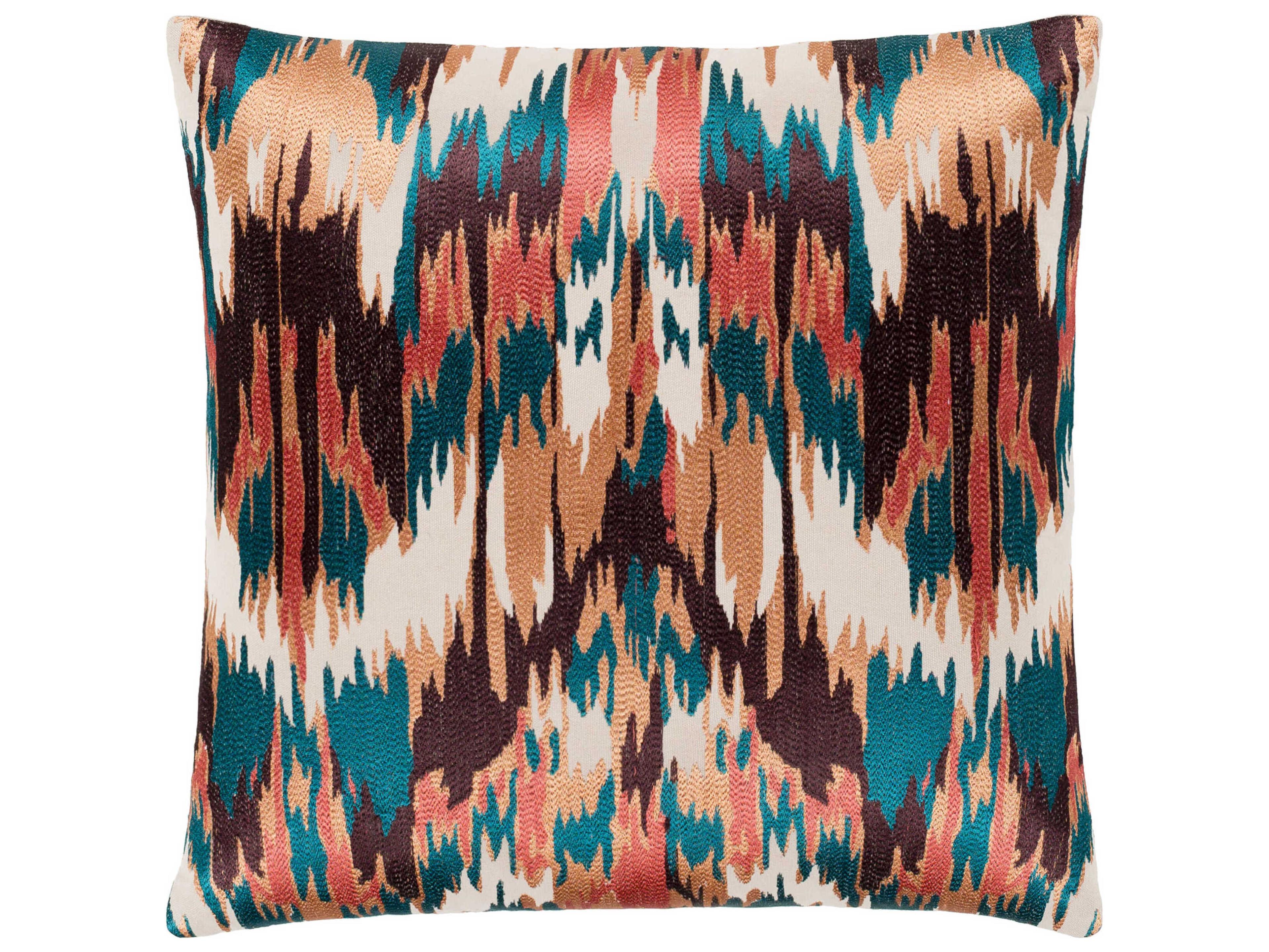 Surya Ara Dark Brown Pillow