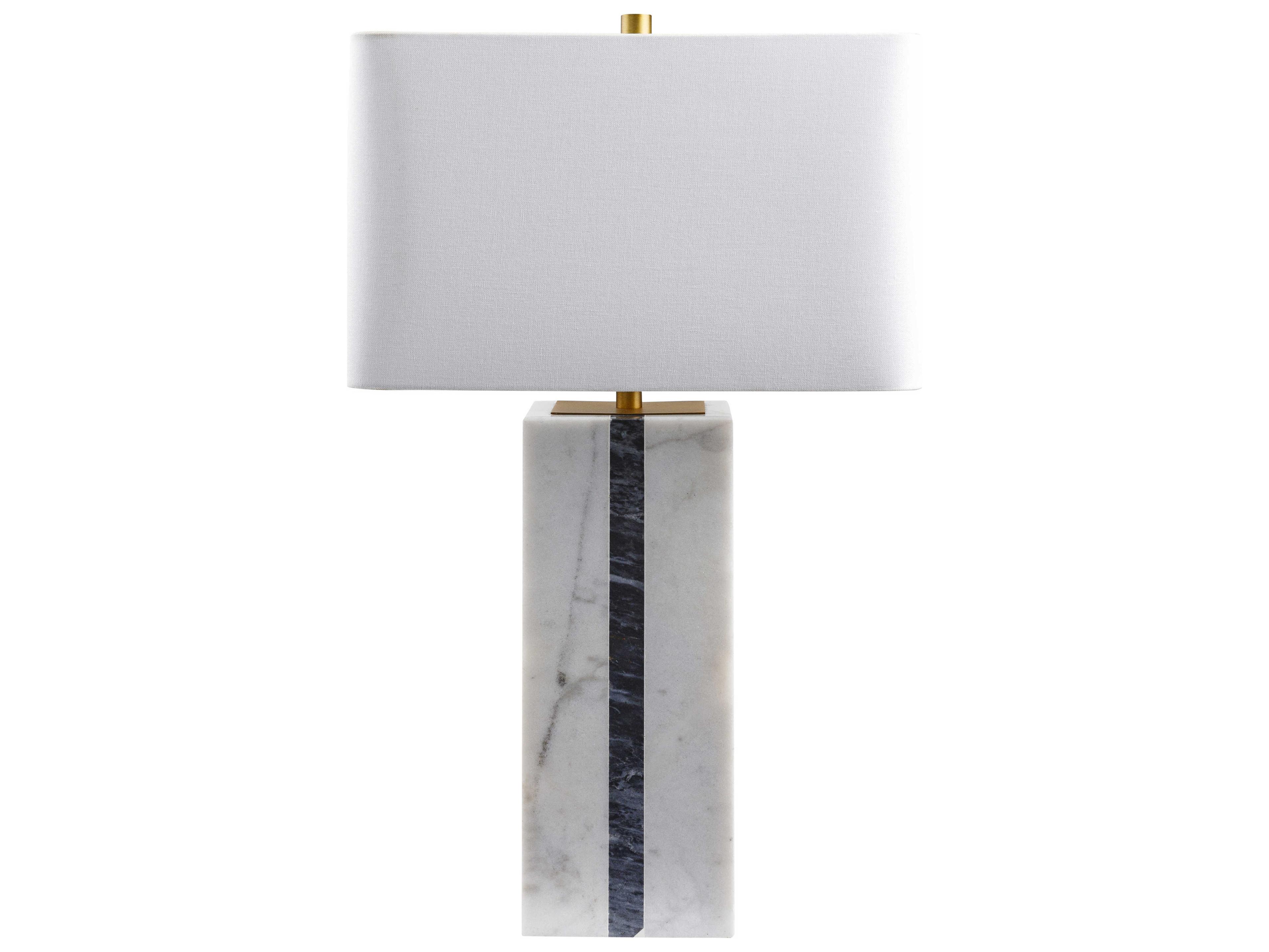 Surya Ascendia White Buffet Lamp