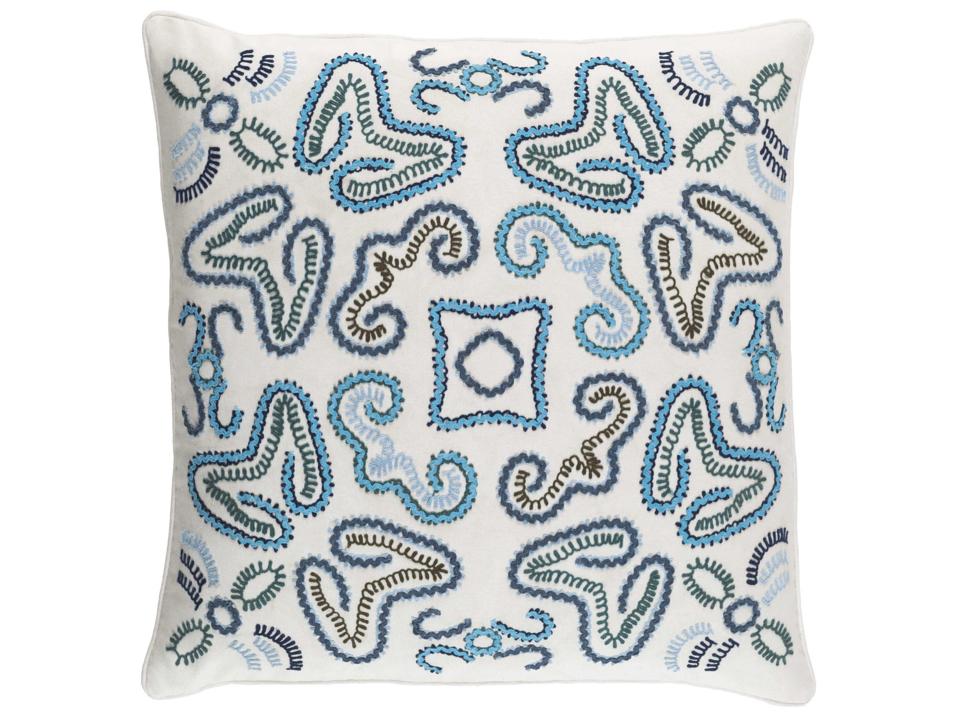 Surya Avana Blue Pillow