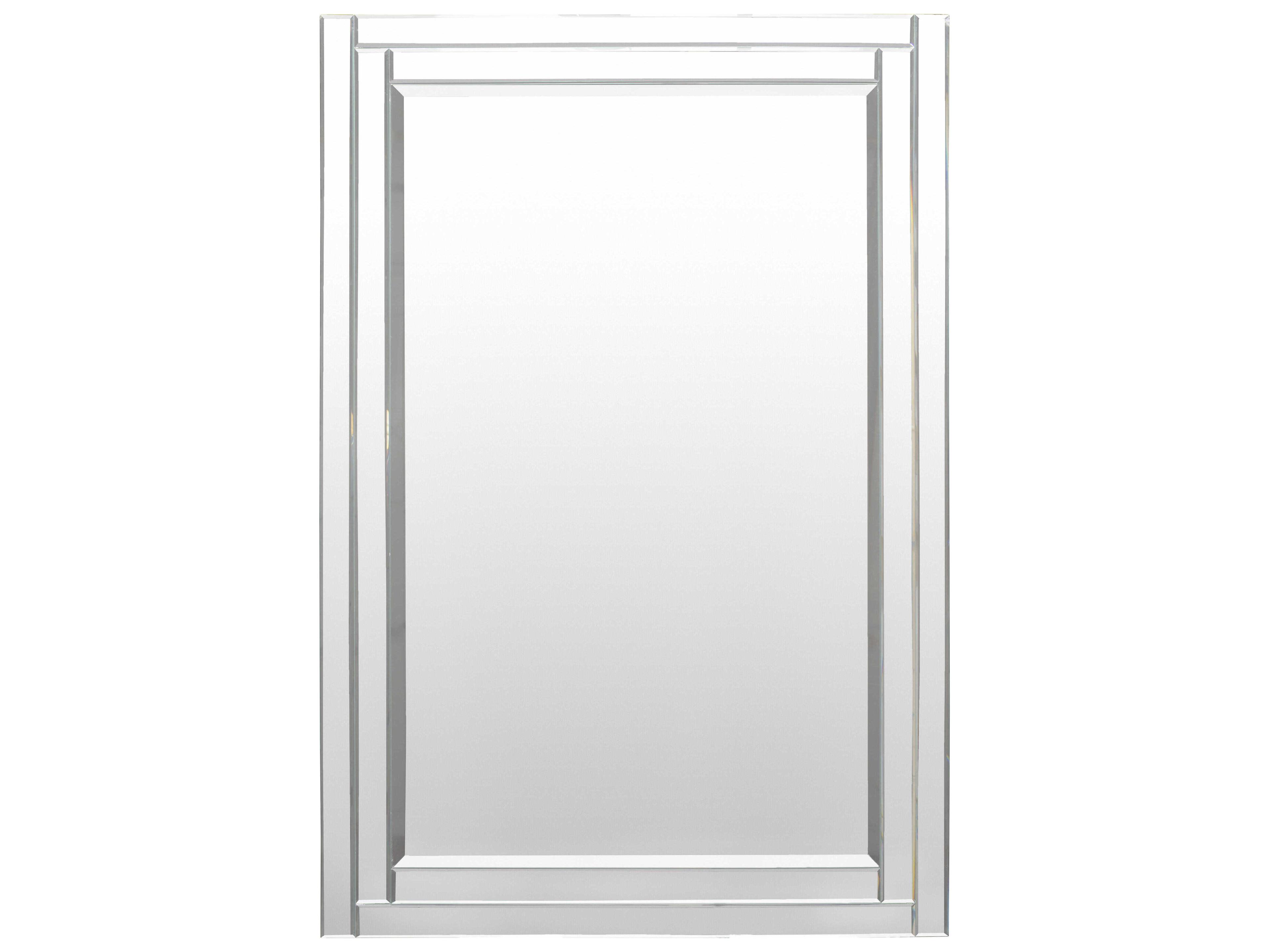 Surya Bancroft Clear Rectangular Wall Mirror