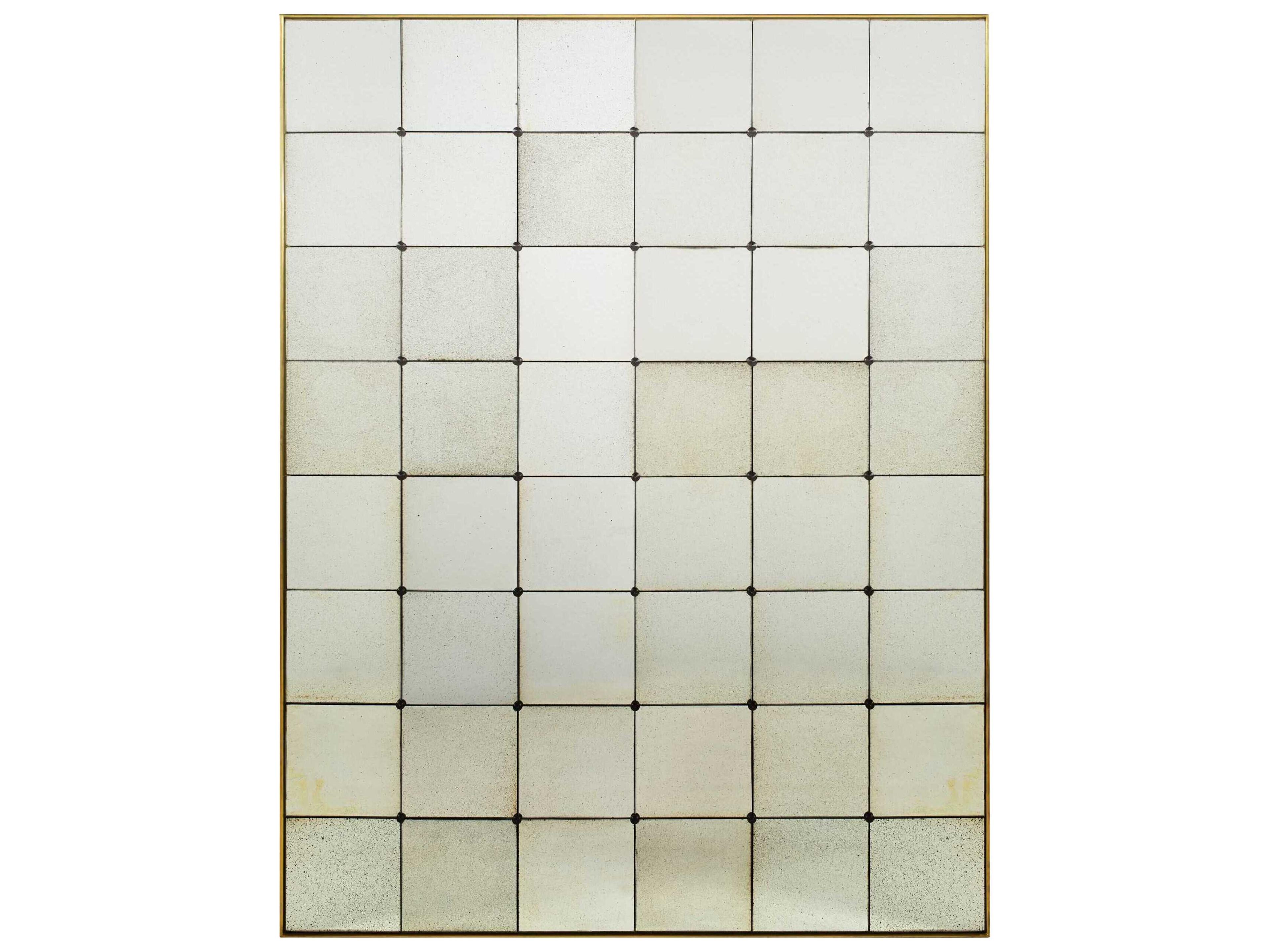 Surya Belleza Champagne Rectangular Antique Mirror