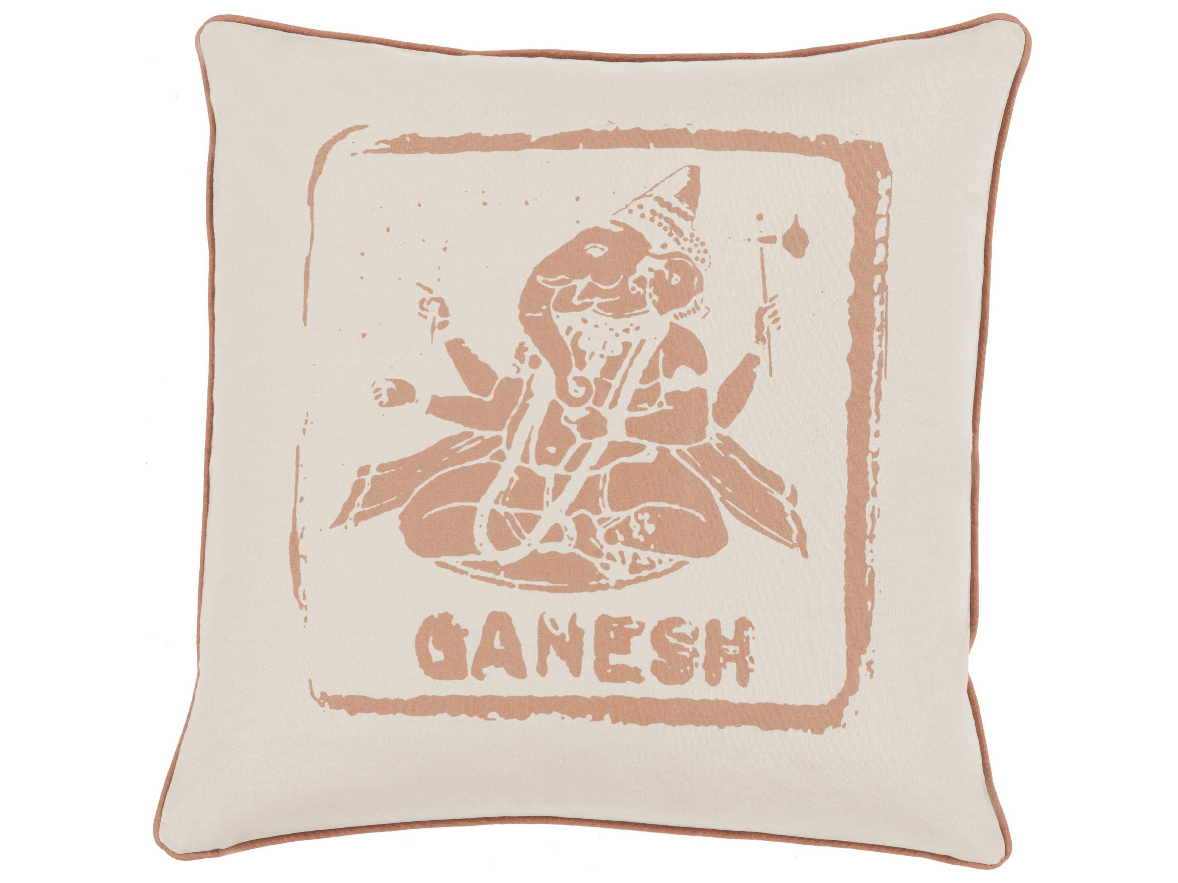 Surya Big Kid Blocks Beige Pillow