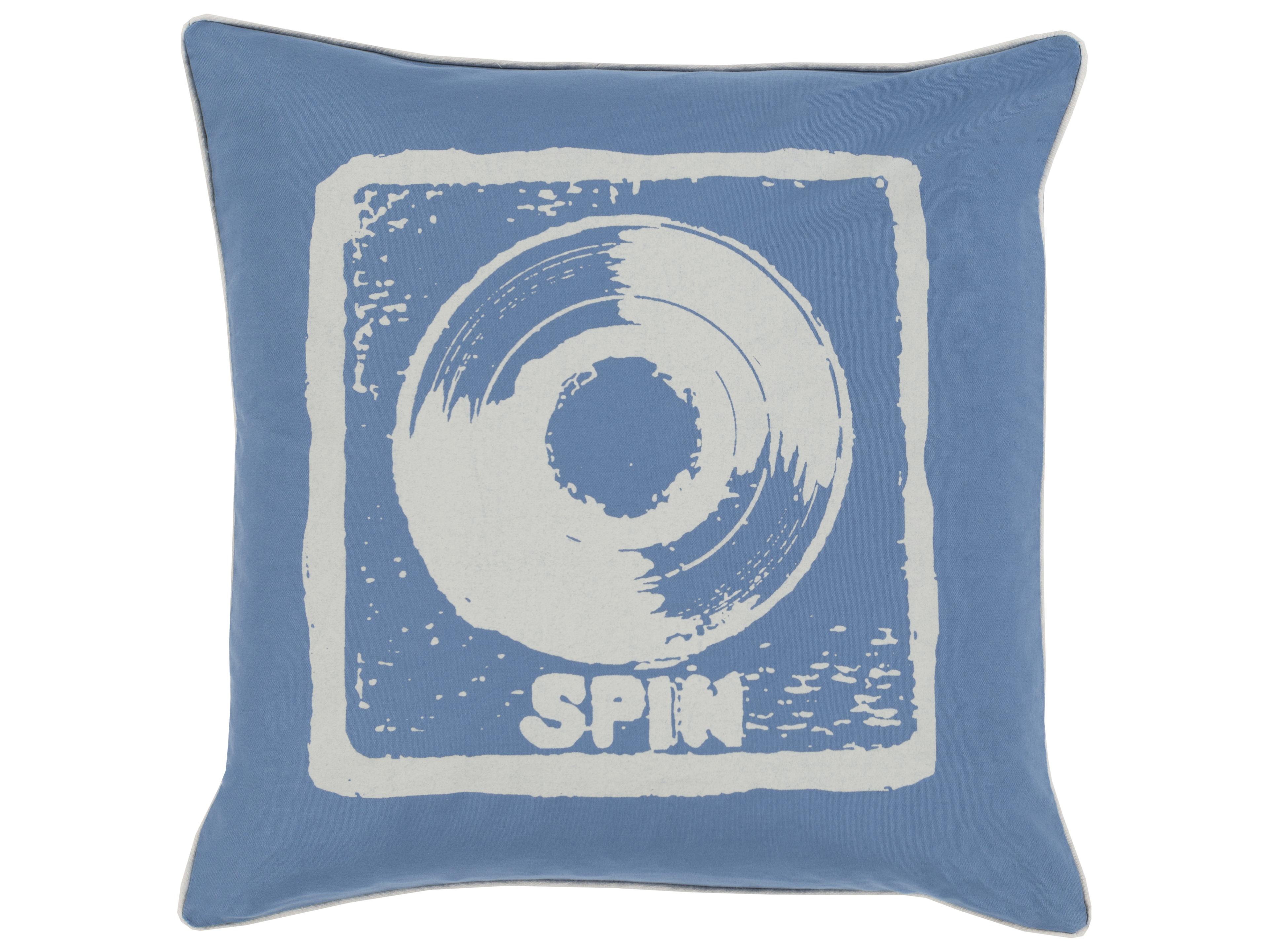 Surya Big Kid Blocks Oatmeal Pillow