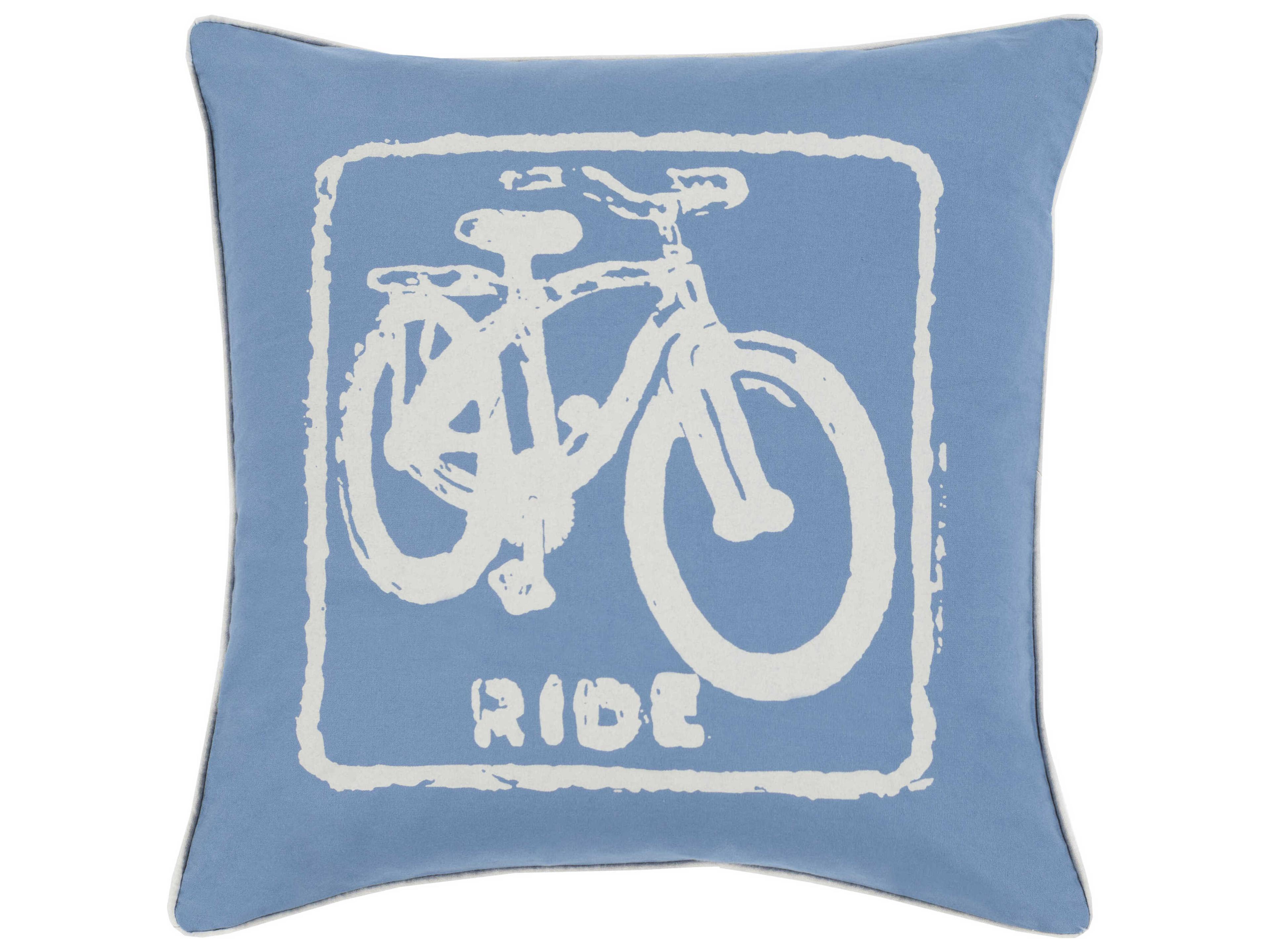 Surya Big Kid Blocks Oatmeal Pillow