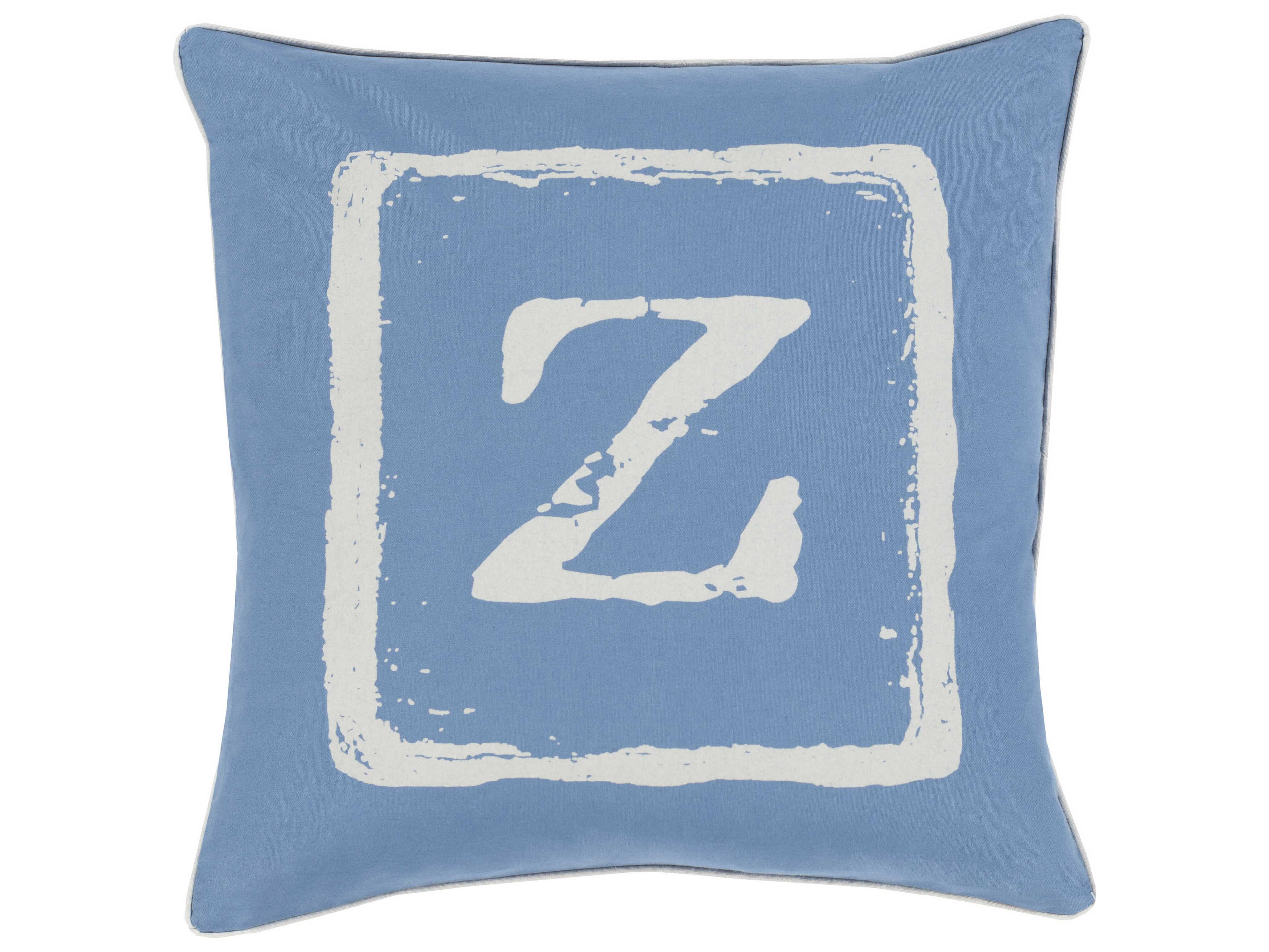 Surya Big Kid Blocks Oatmeal Pillow