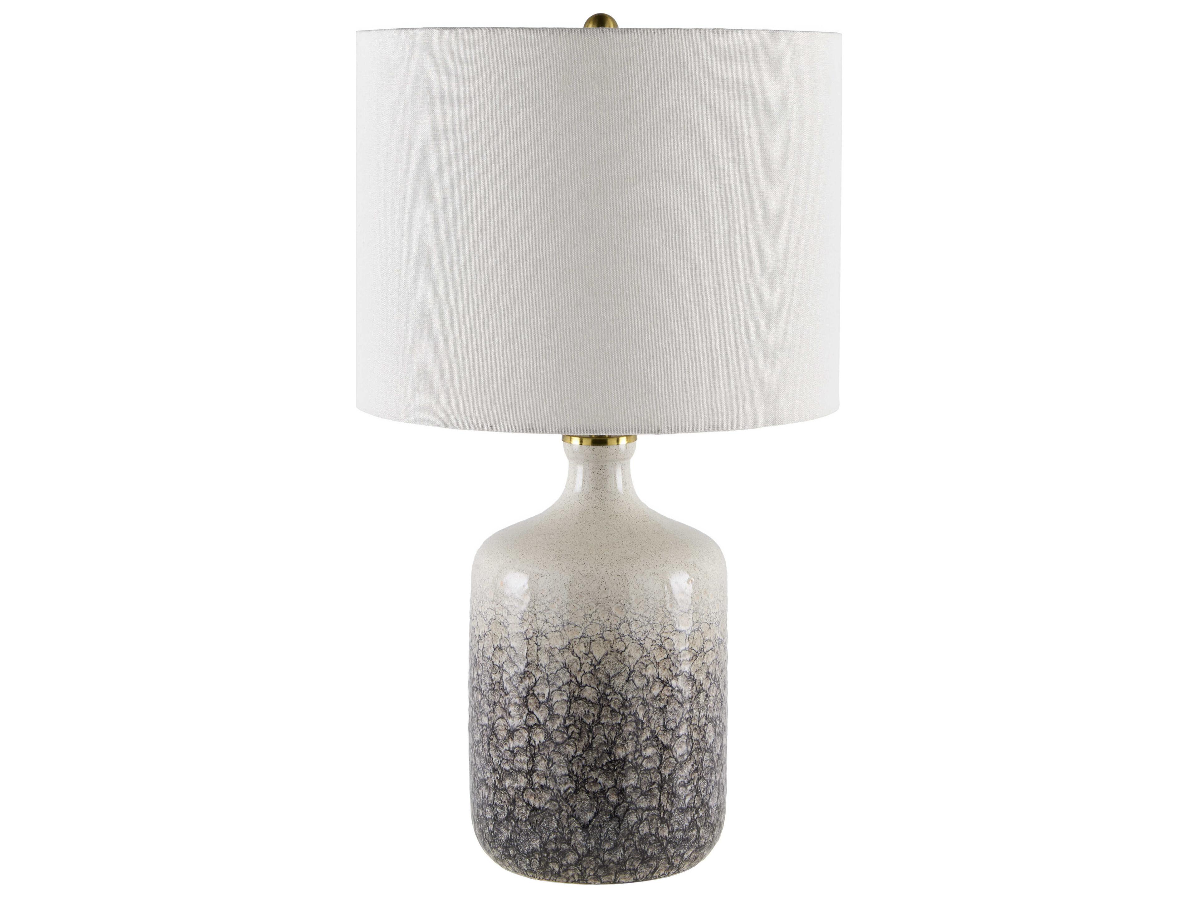 Surya Benin Navy Gray Table Lamp