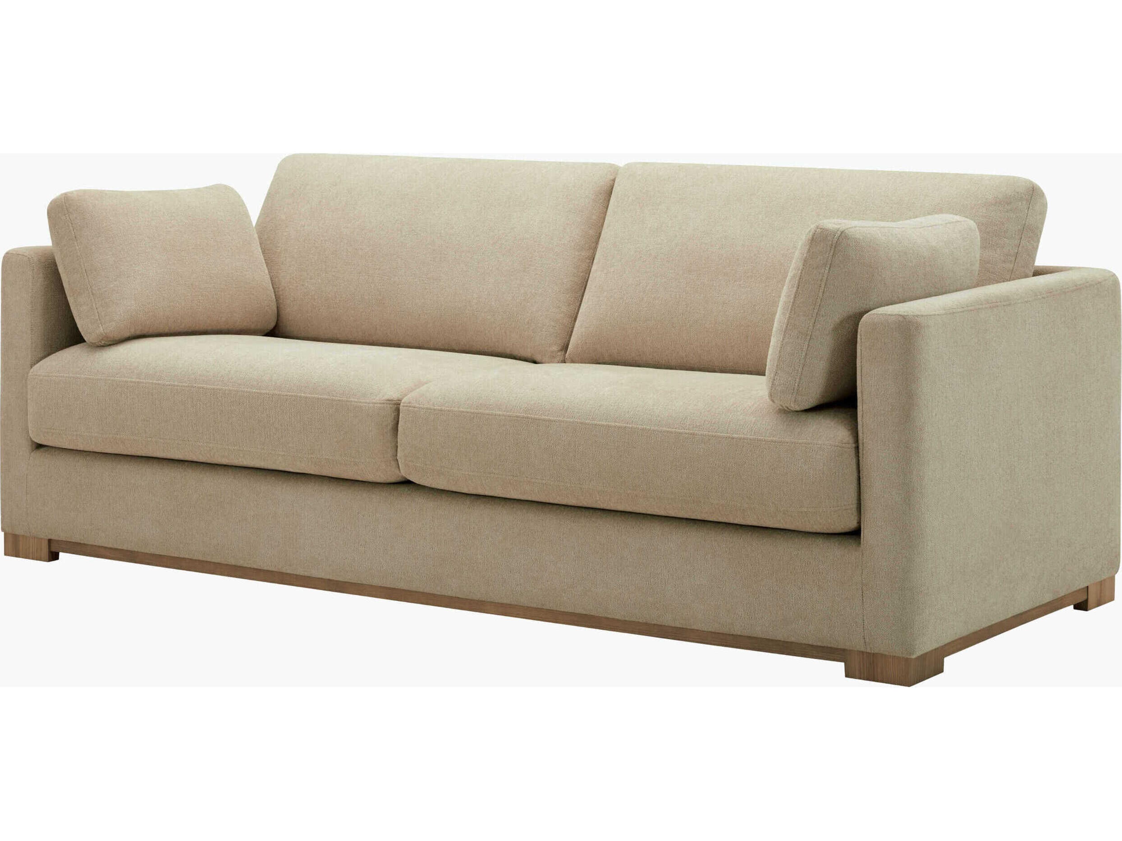 Surya Elmar Beige Upholstered Sofa