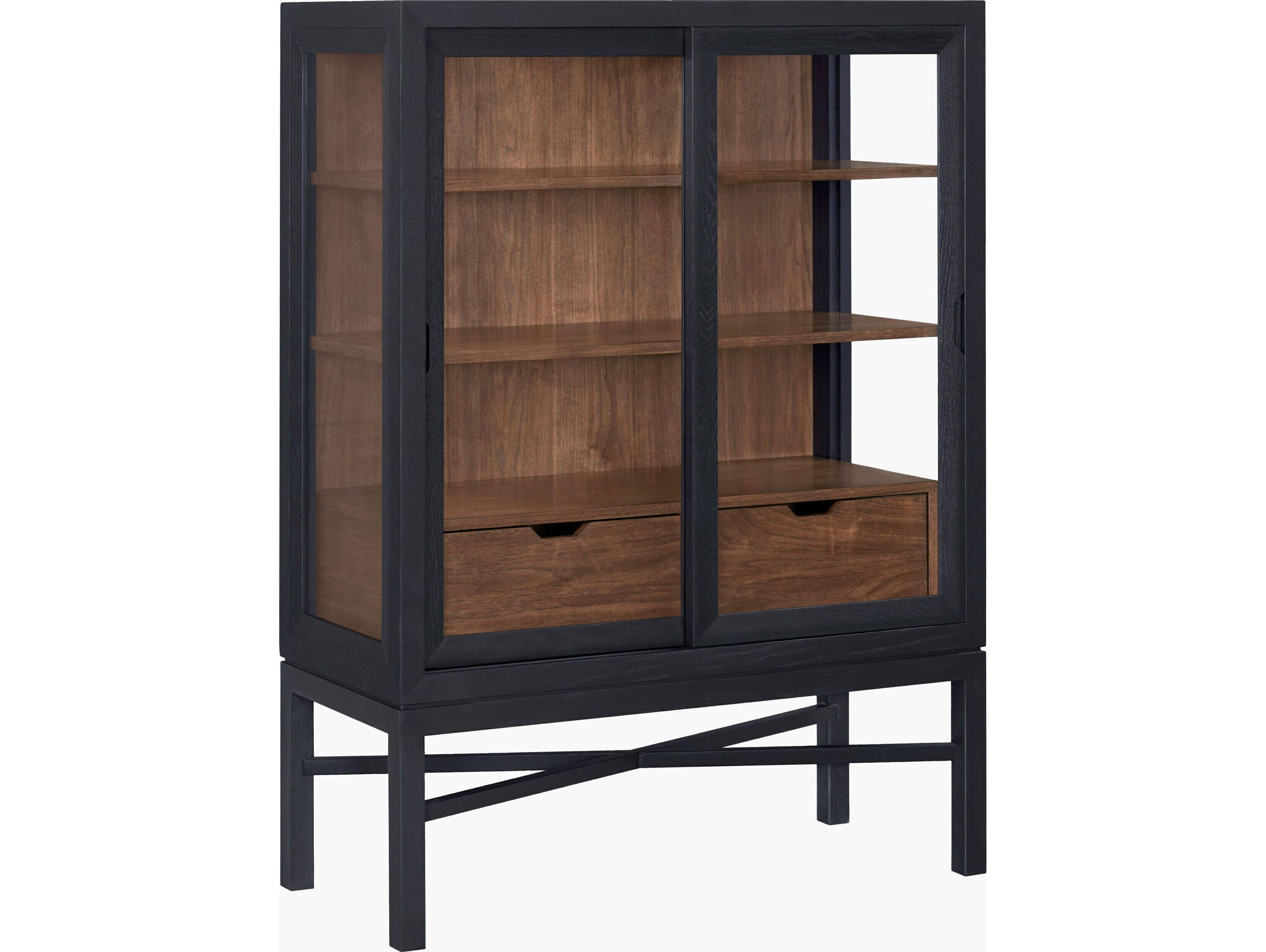 Surya Becki Owens Marin Black Bookcase