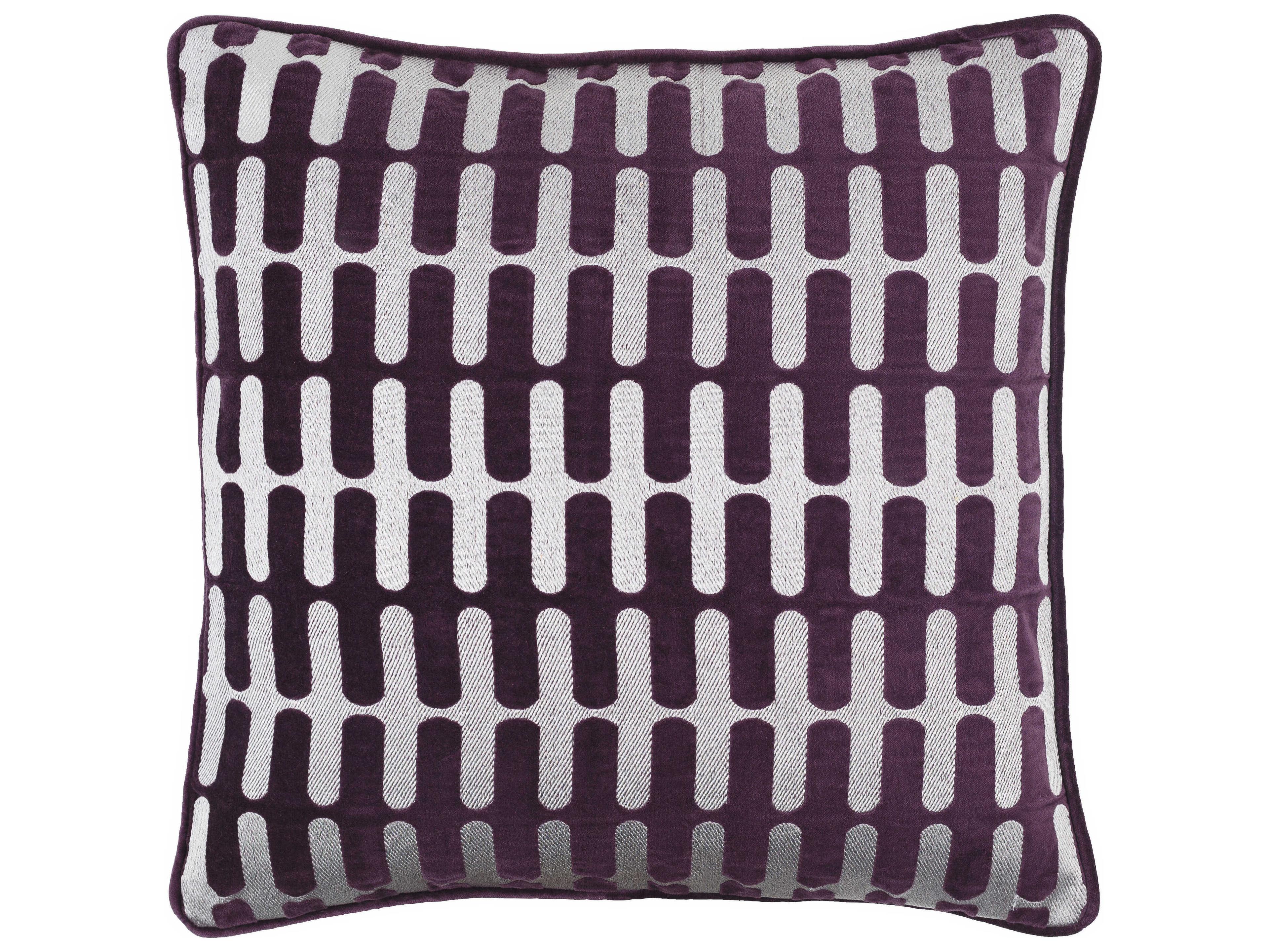 Surya Connecticut Dark Purple Pillow