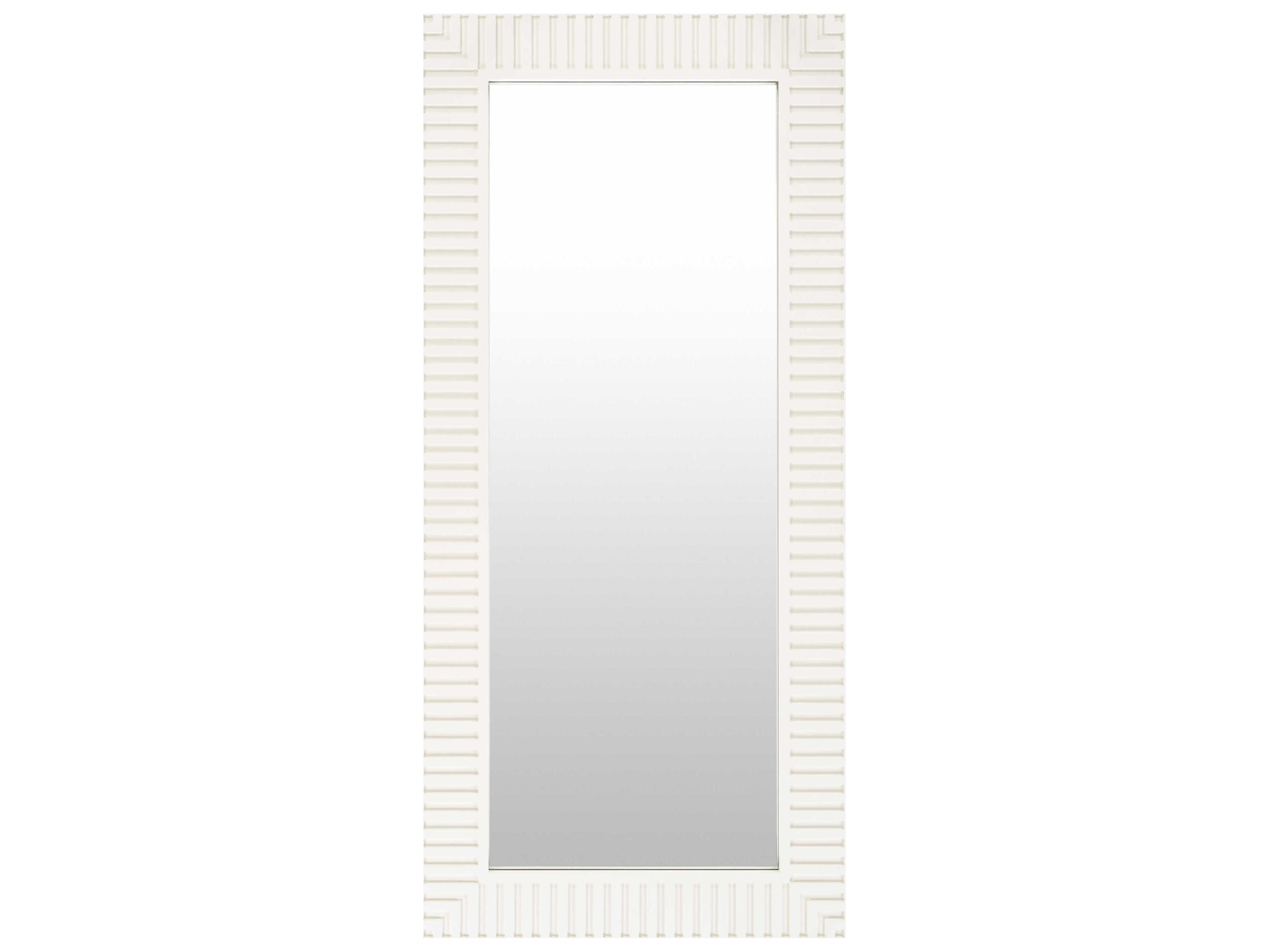 Surya Colossae White Rectangular Floor Mirror
