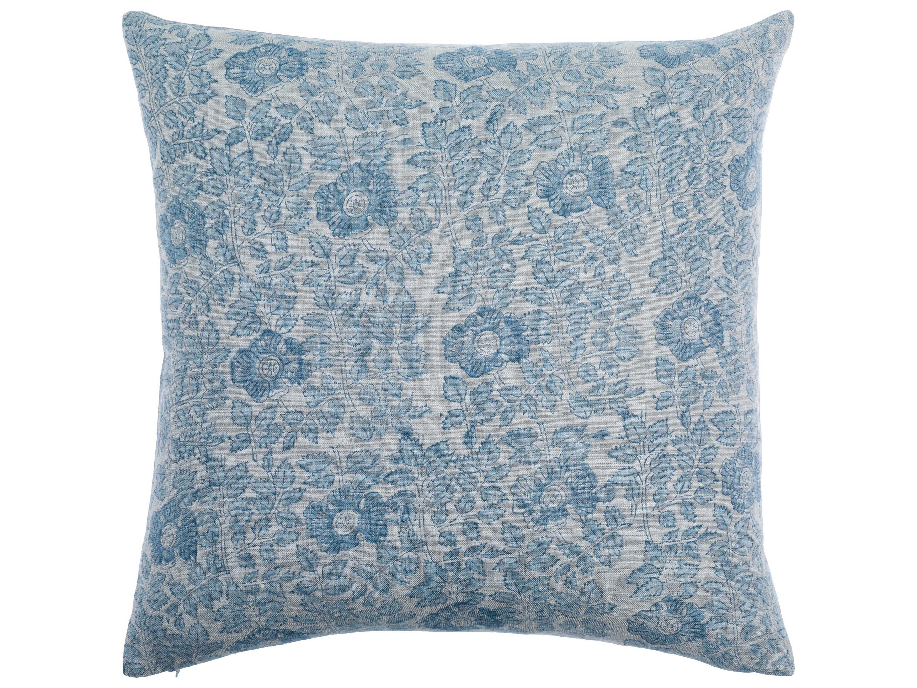 Surya Chateau De Chic Powder Blue Pillow