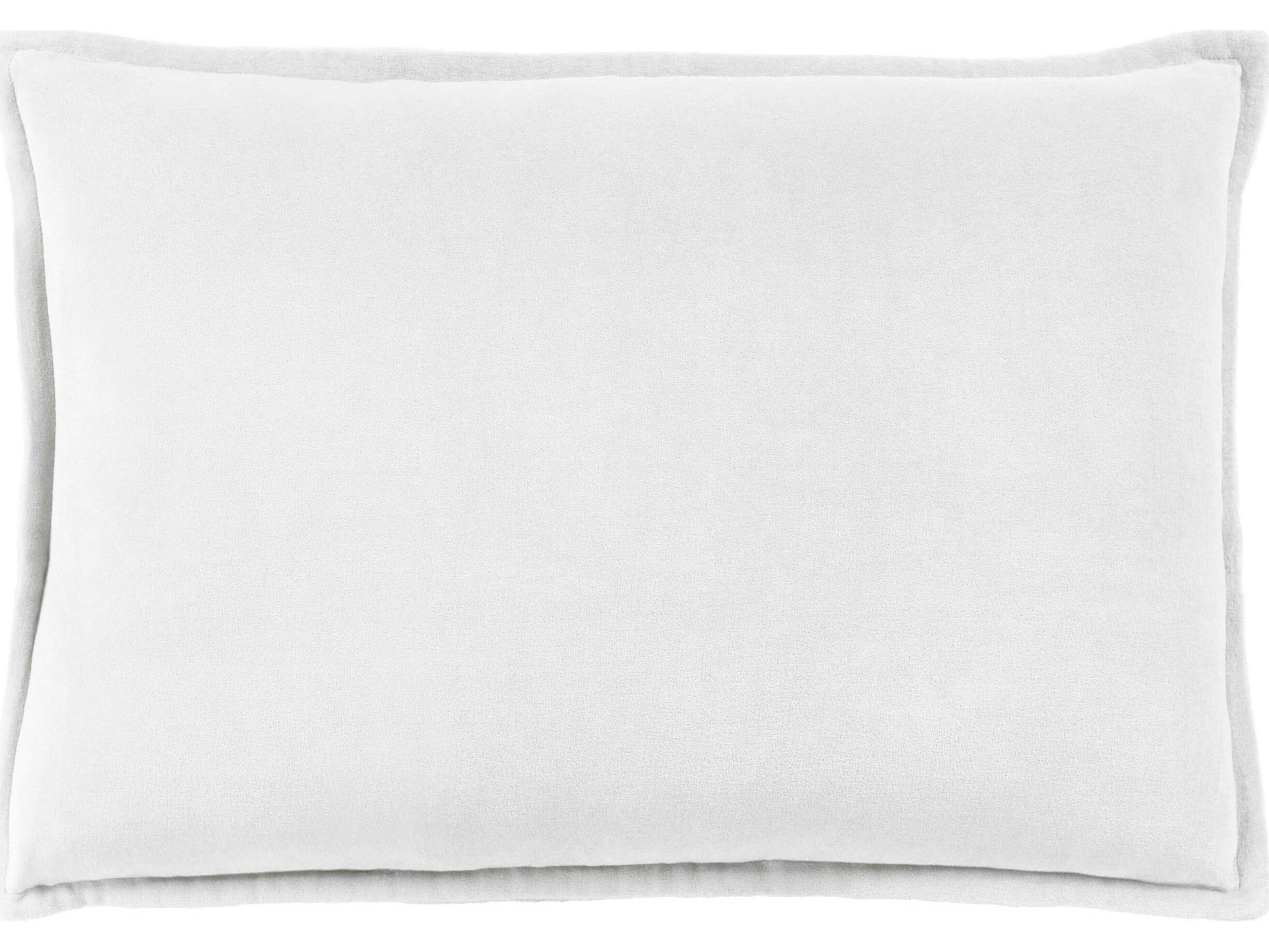 Surya Cotton Velvet Slate Pillow