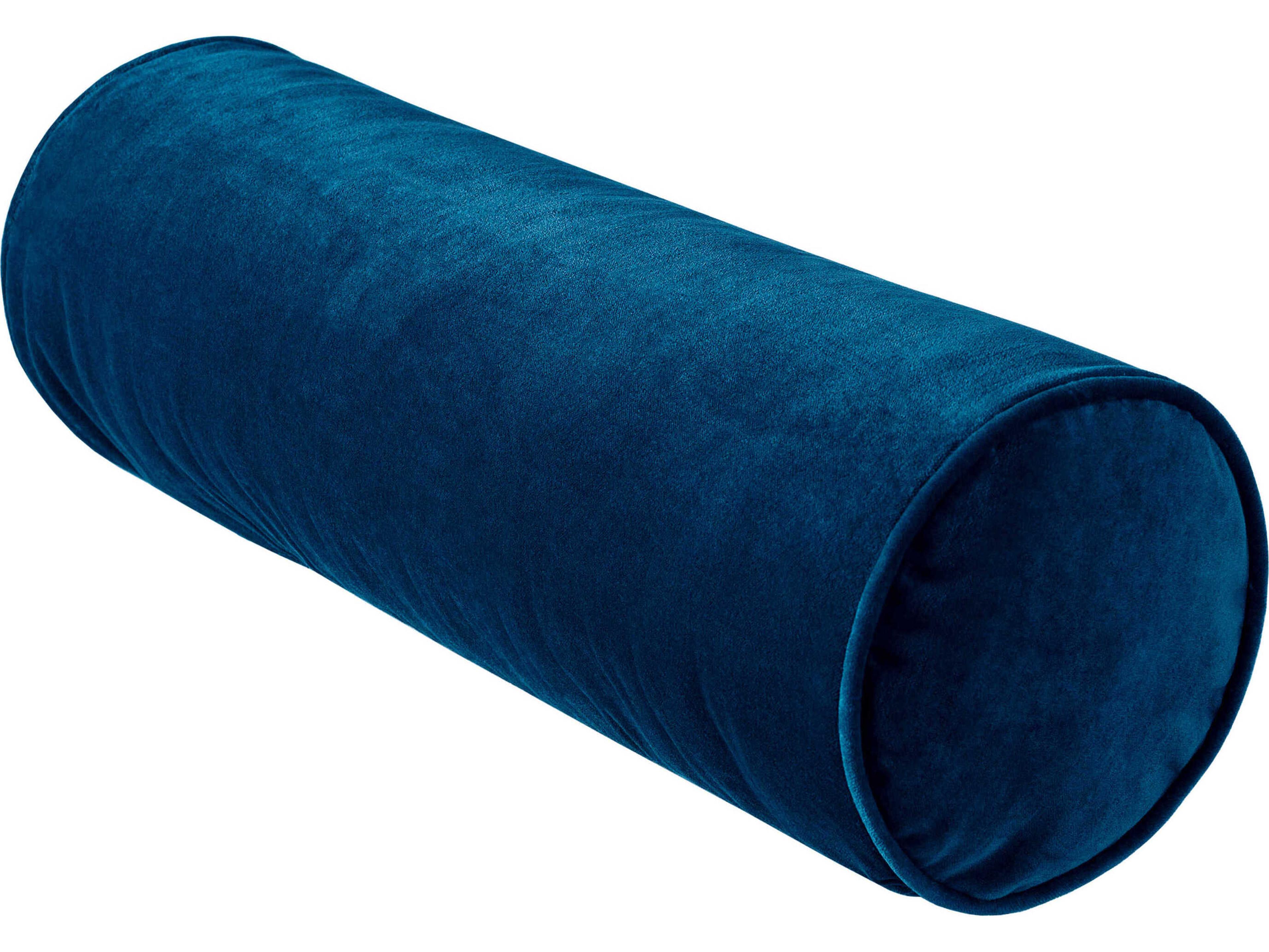 Surya Cotton Velvet Navy 21" x 7" Pillow