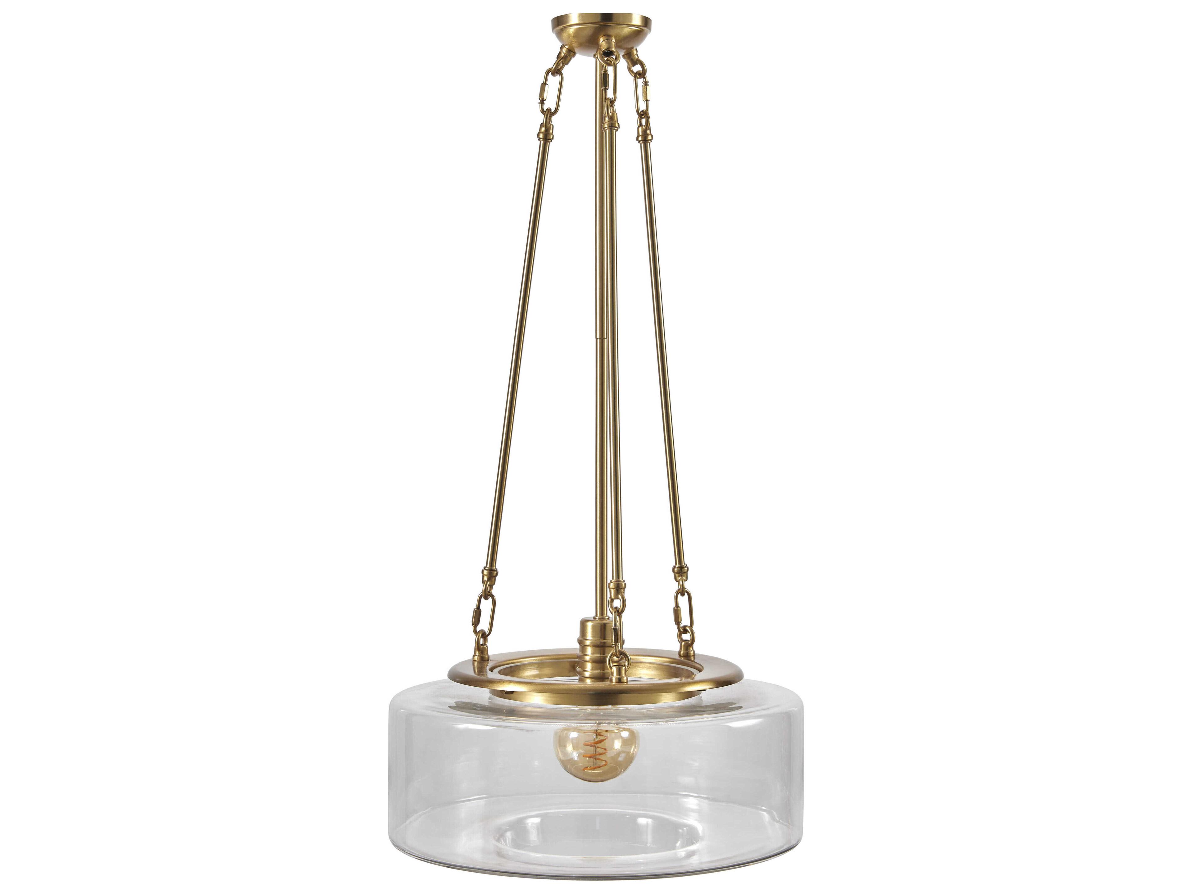 Surya Chiswick 1-Light Gold Pendant