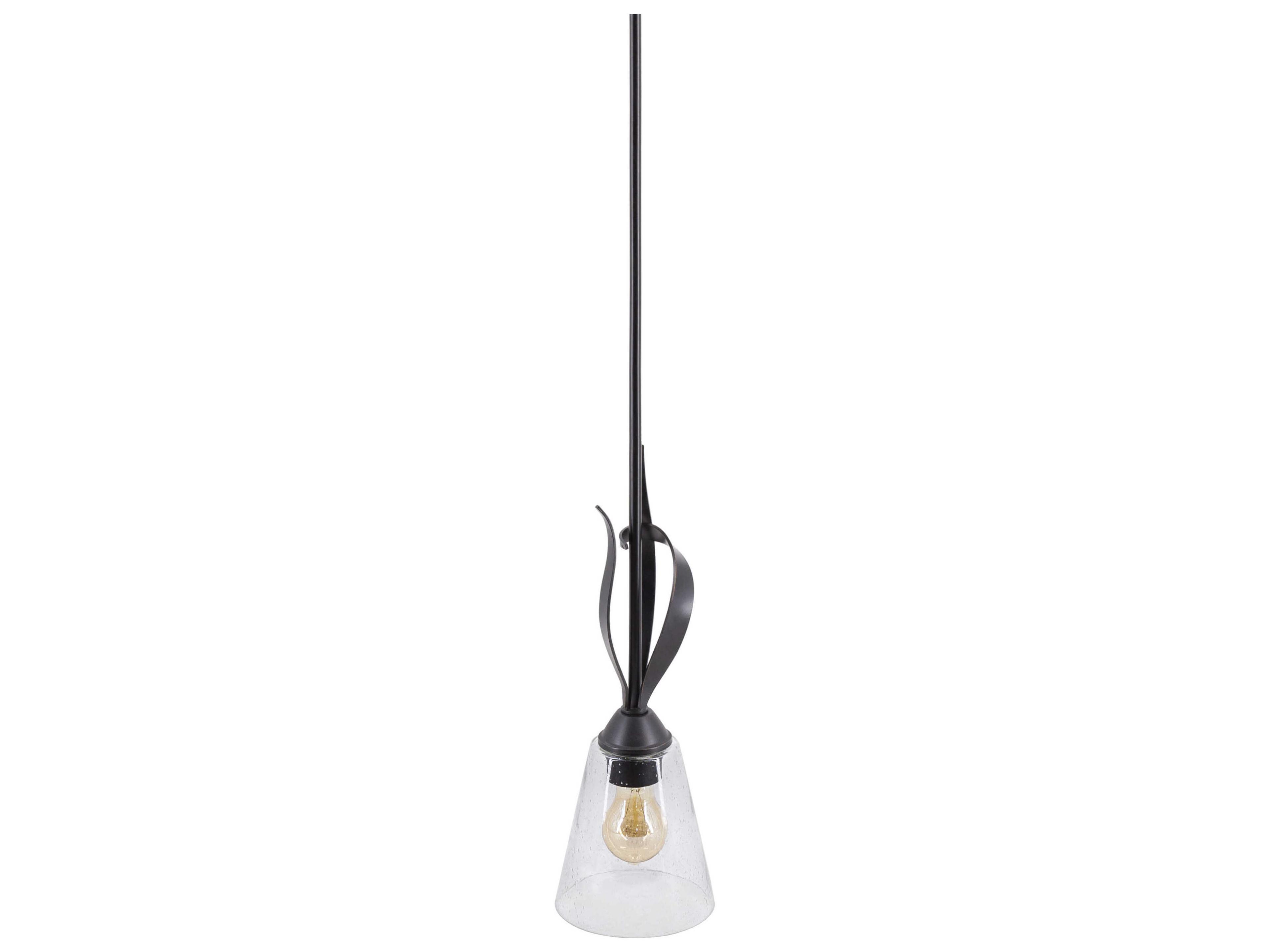 Surya Dhalia 1-Light Black Mini Pendant