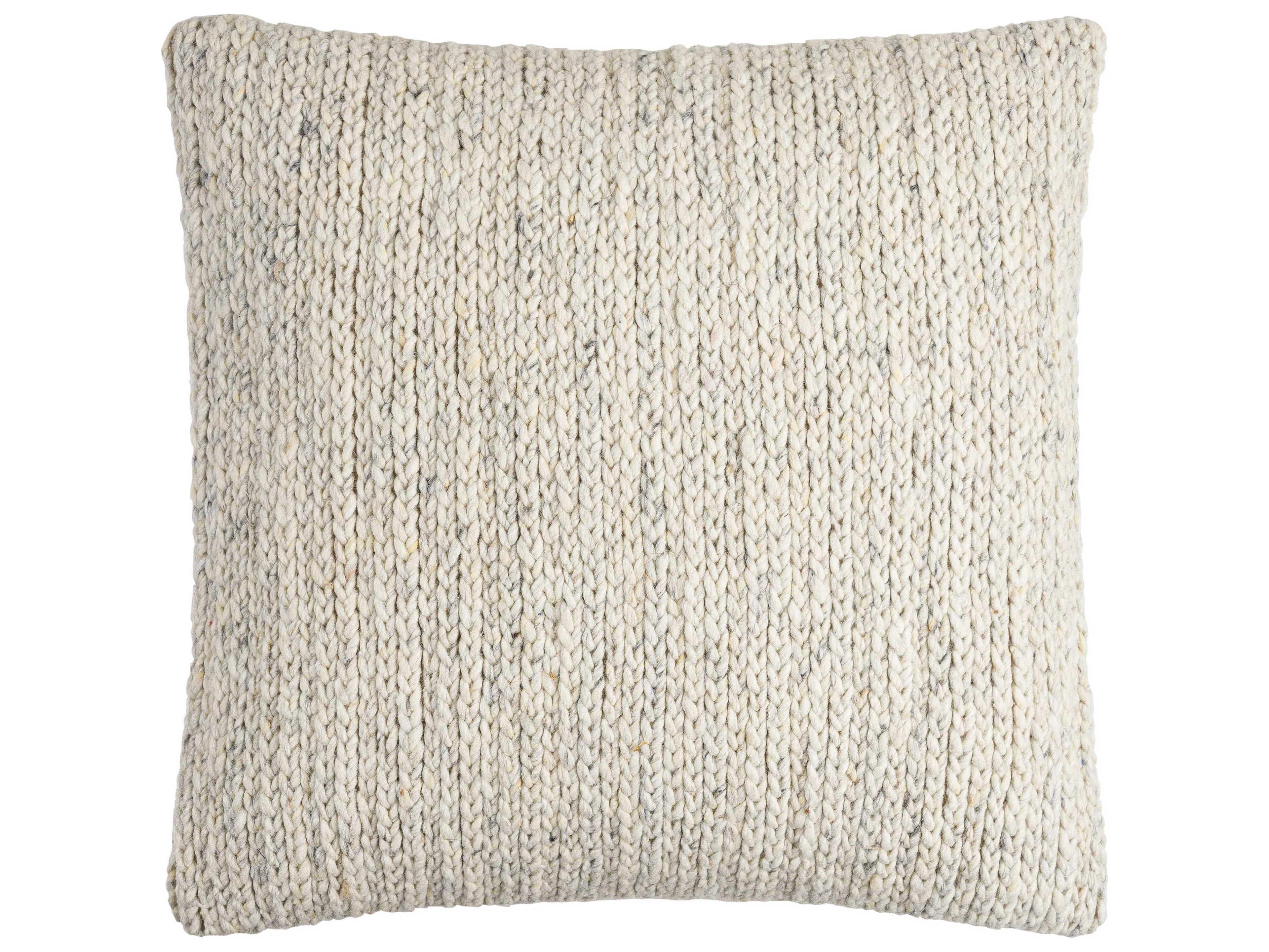 Surya Derby Cream Pillow