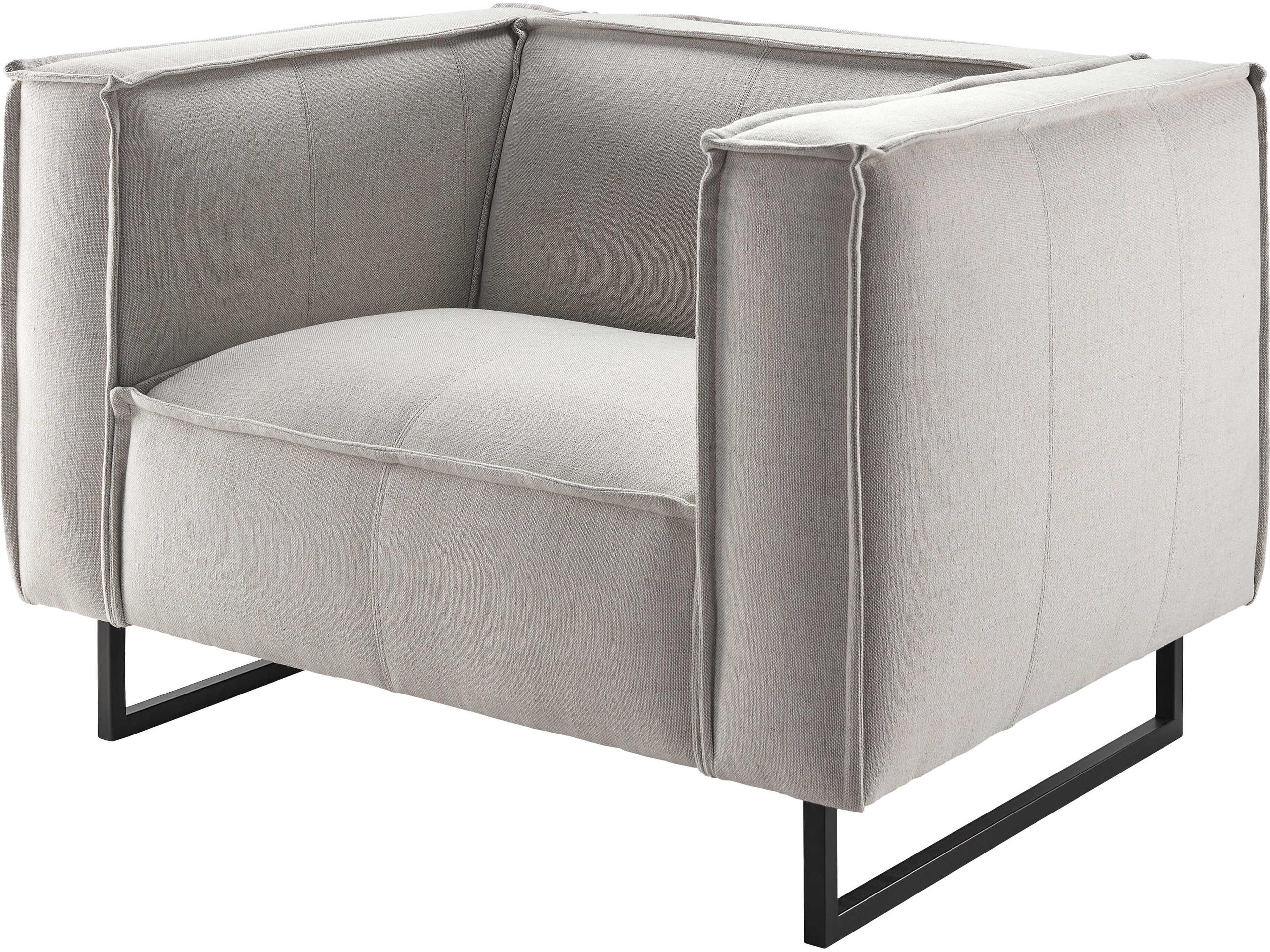 Surya Dylan Gray Accent Chair