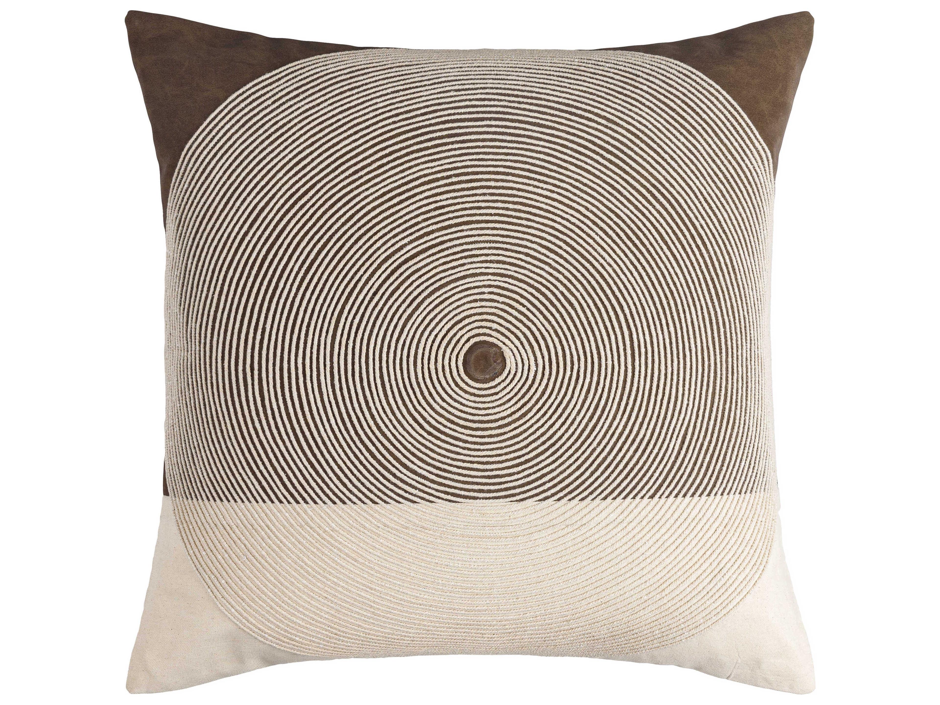 Surya Eternity Dark Brown Pillow