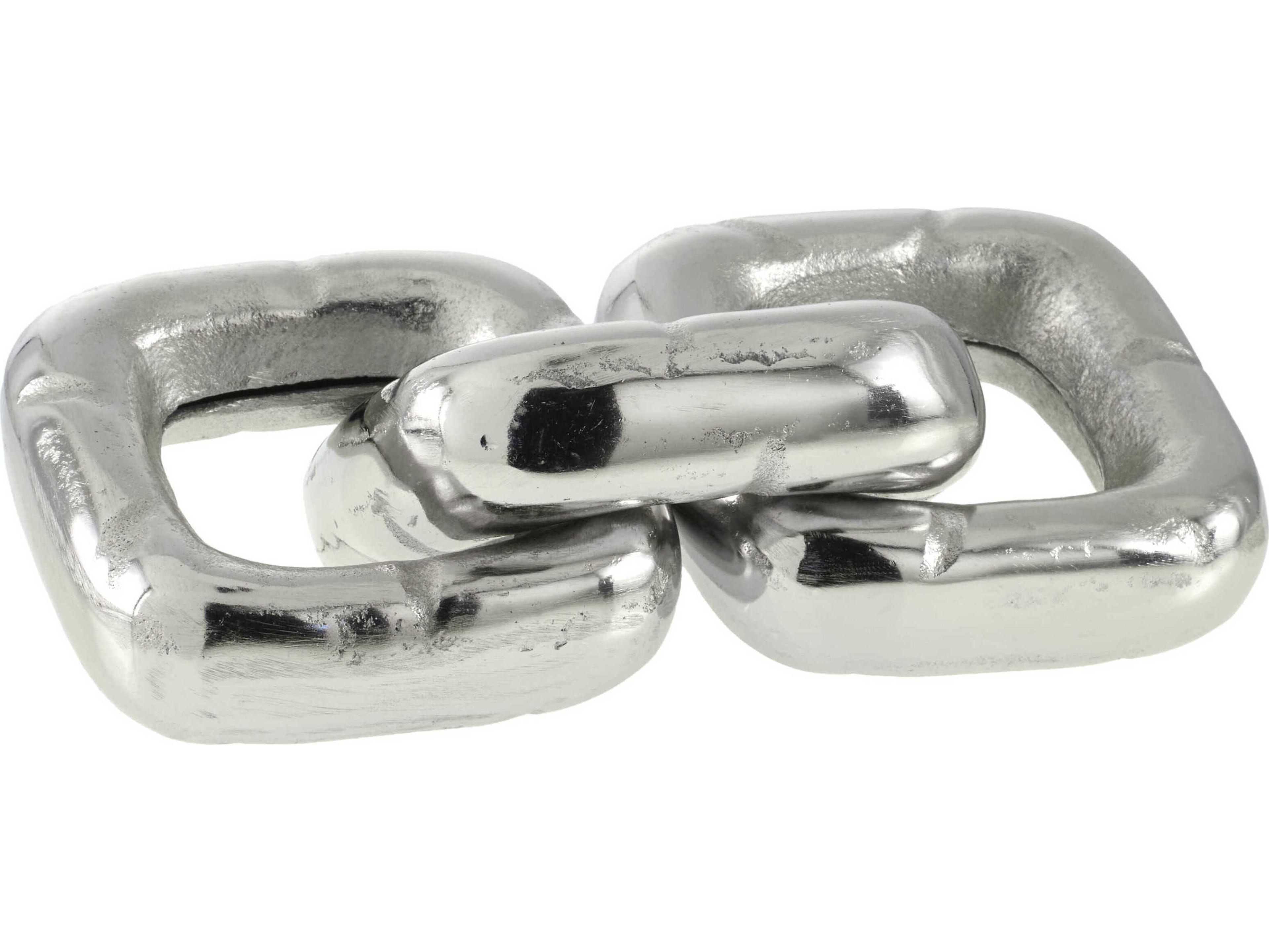 Surya Sherman Metallic Silver Sculpture