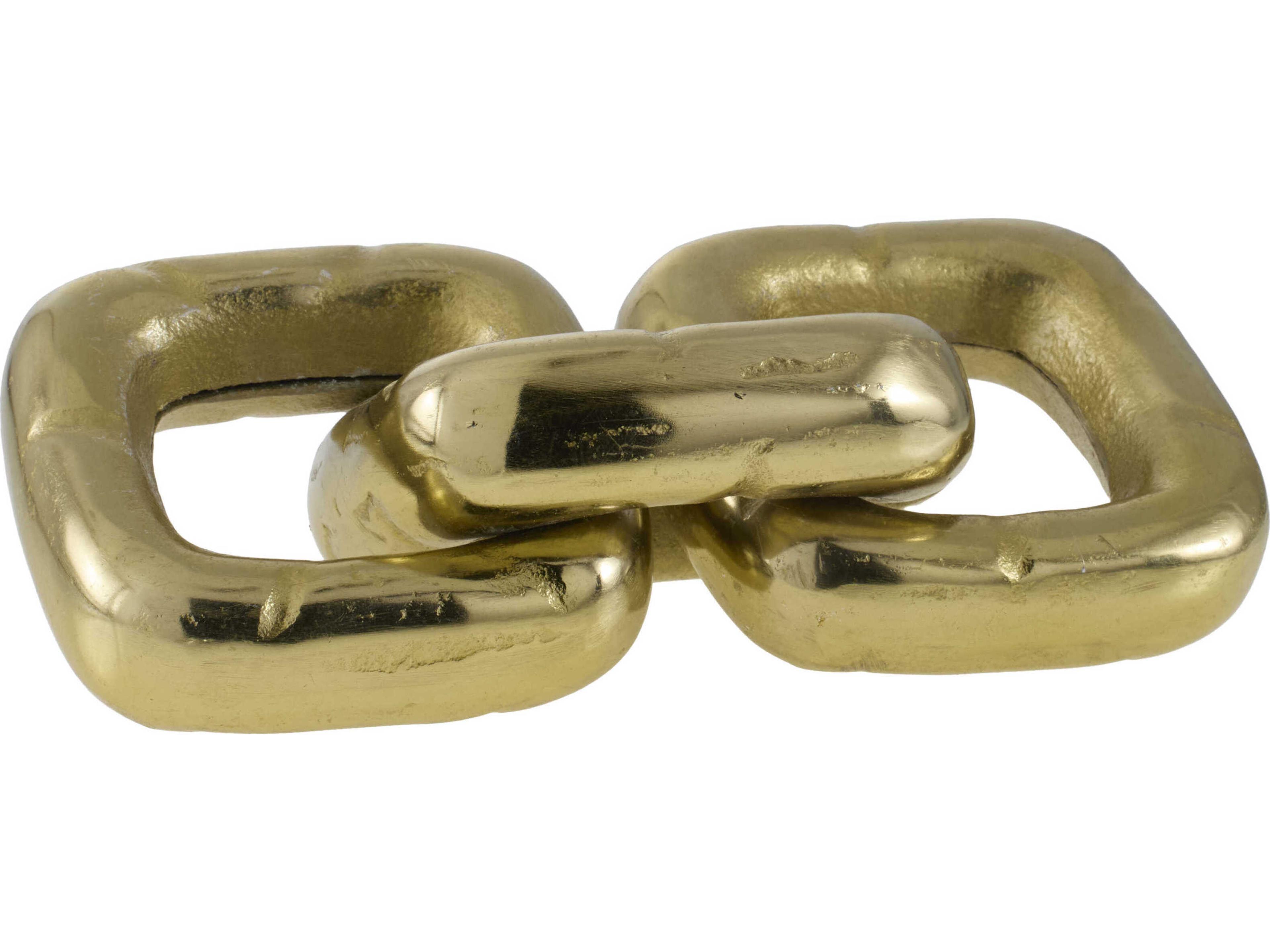 Surya Sherman Metallic Brass Sculpture