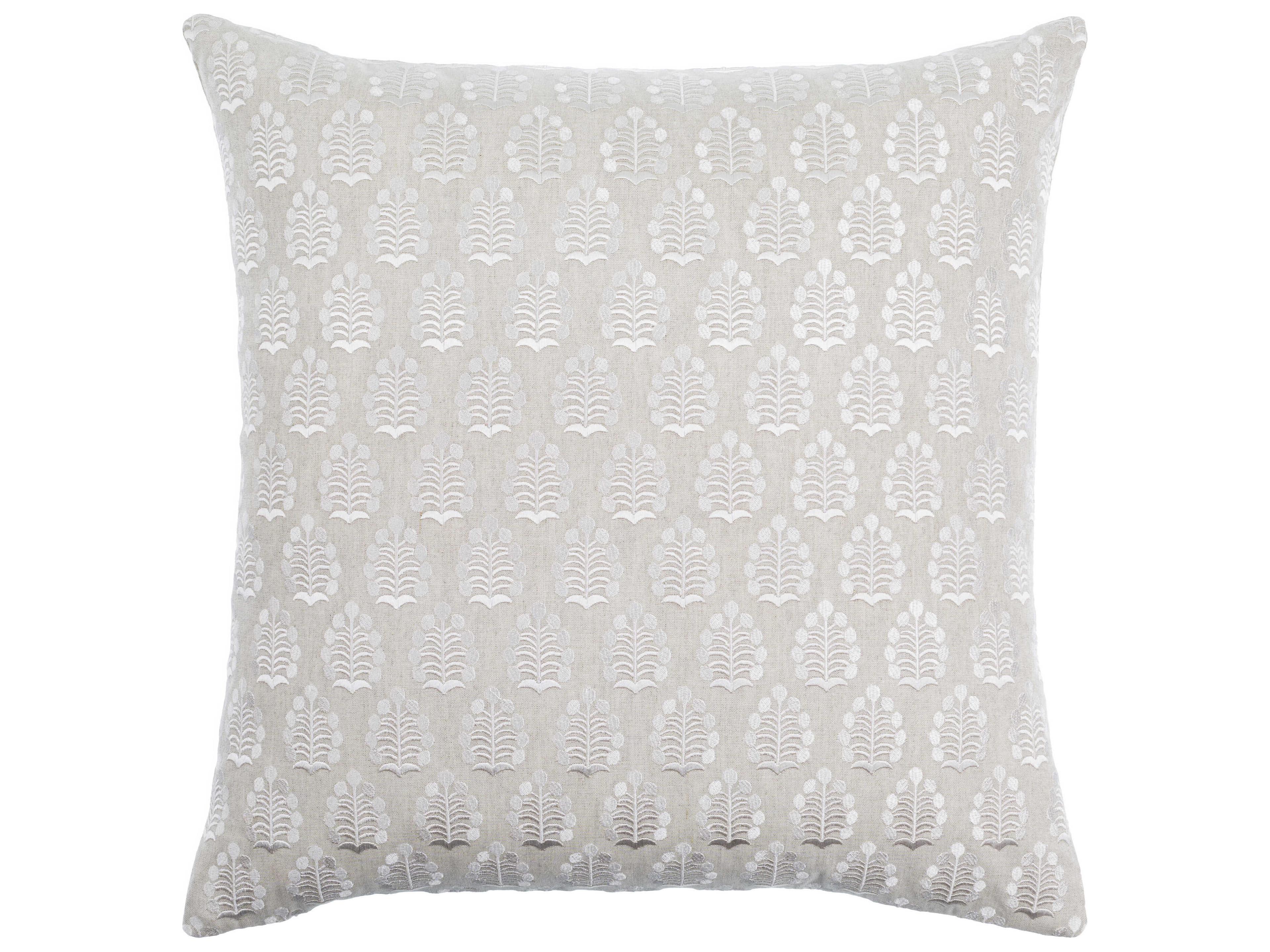 Surya Fabuleuse White Pillow
